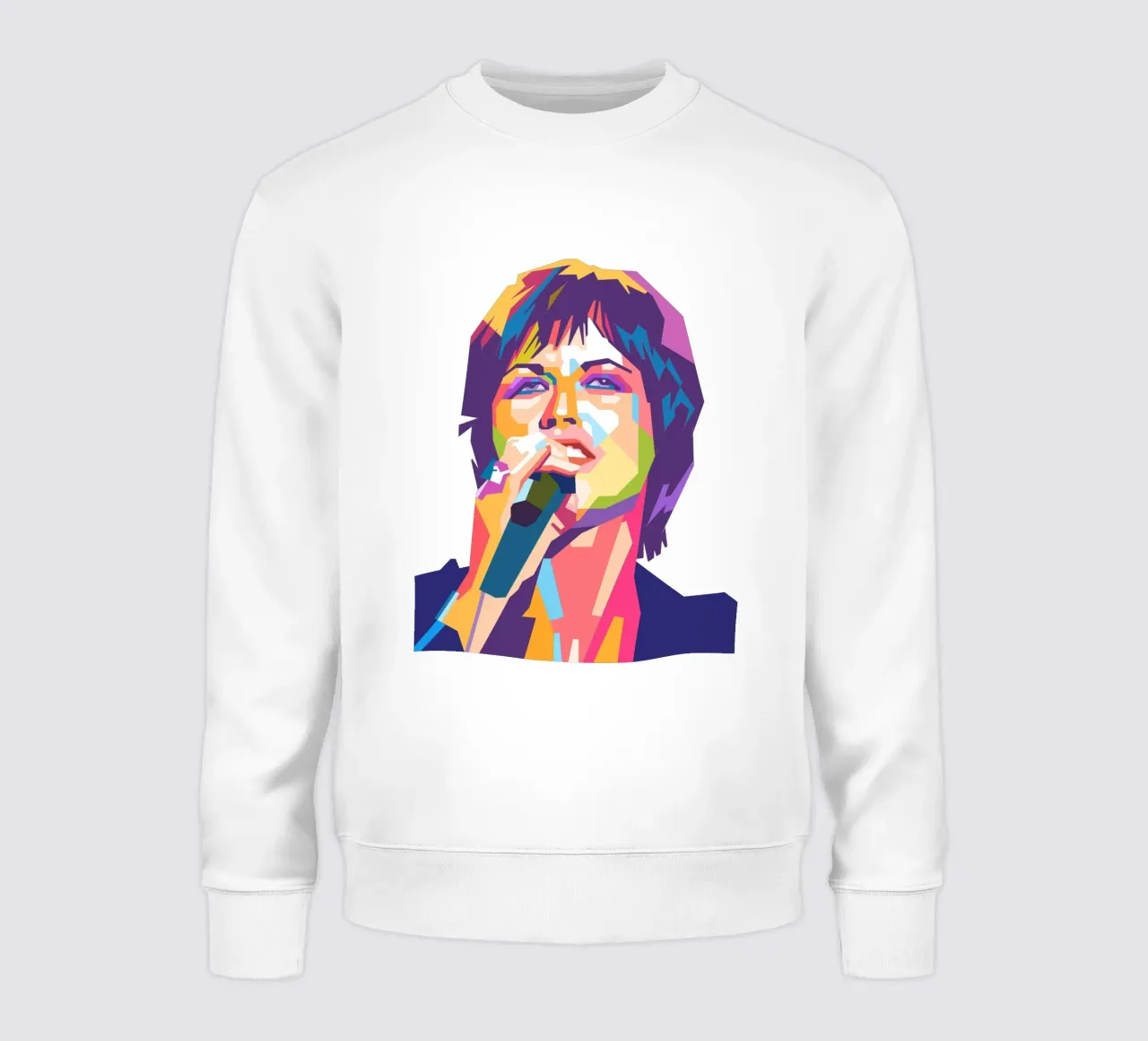 Dolores O Riordan pop art portrait felpa da Hantamrata