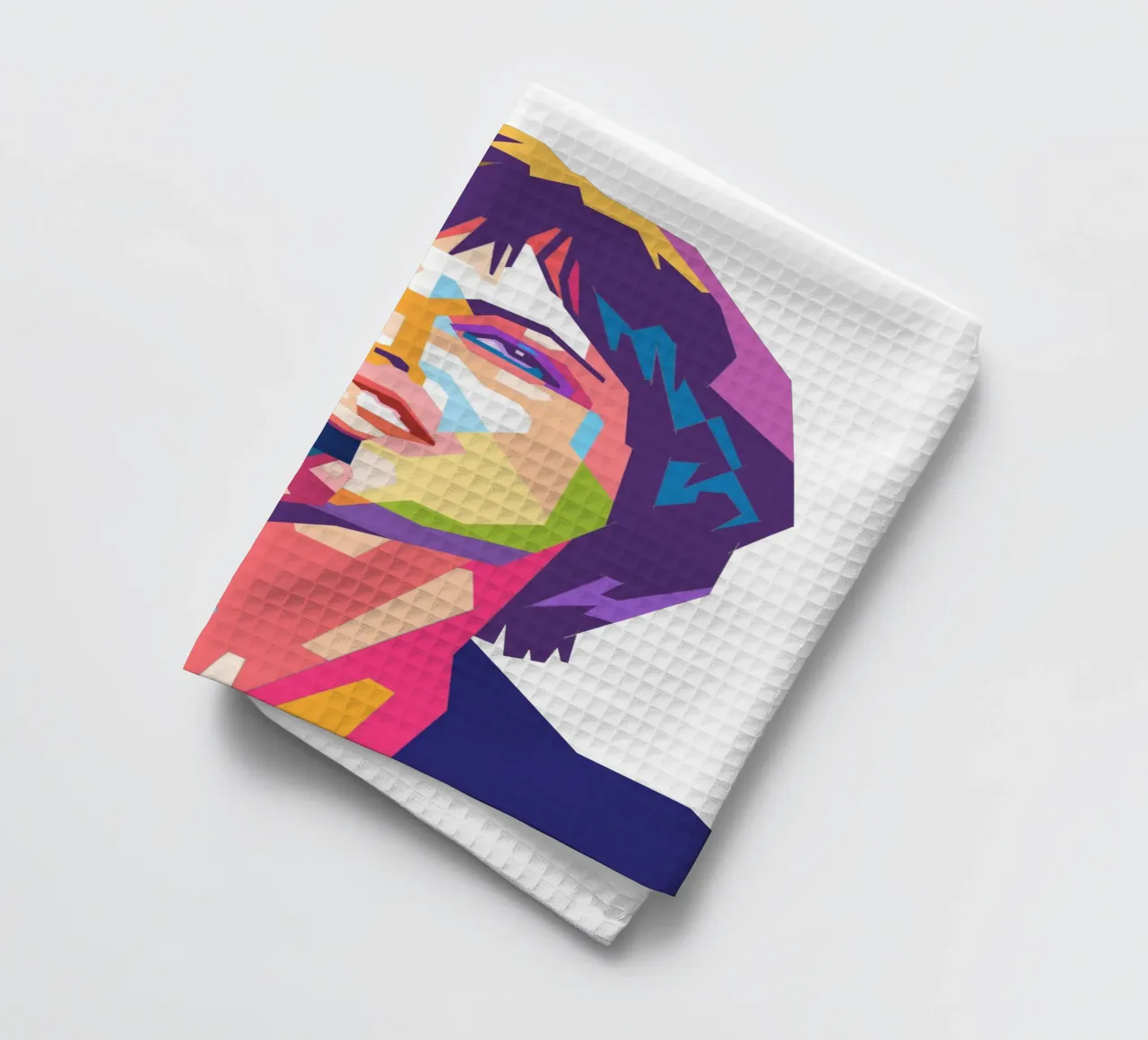 Dolores O Riordan pop art portrait Geschirrtuch von Hantamrata