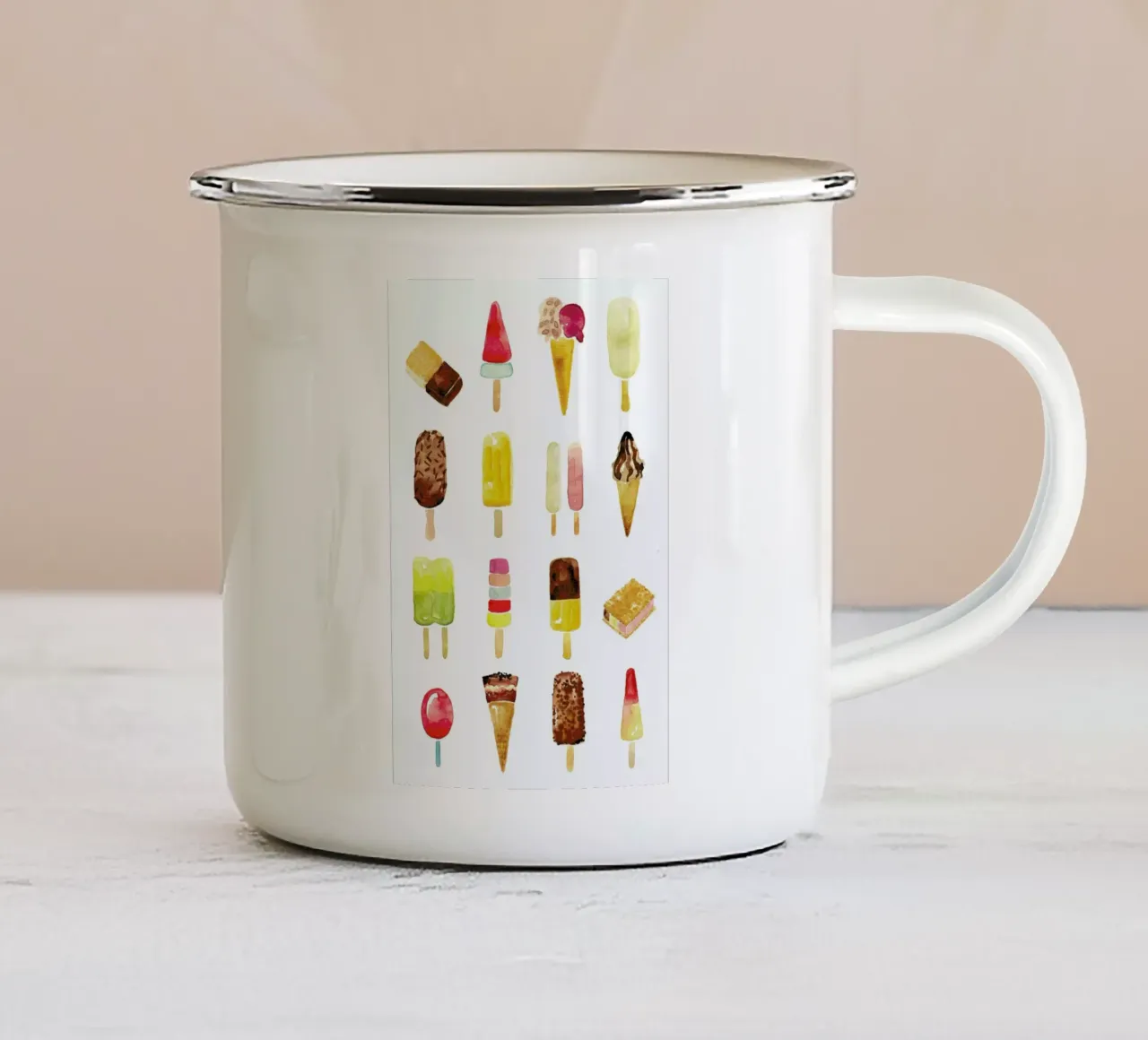 Eis tazza in smalto da Farina Kuklinski