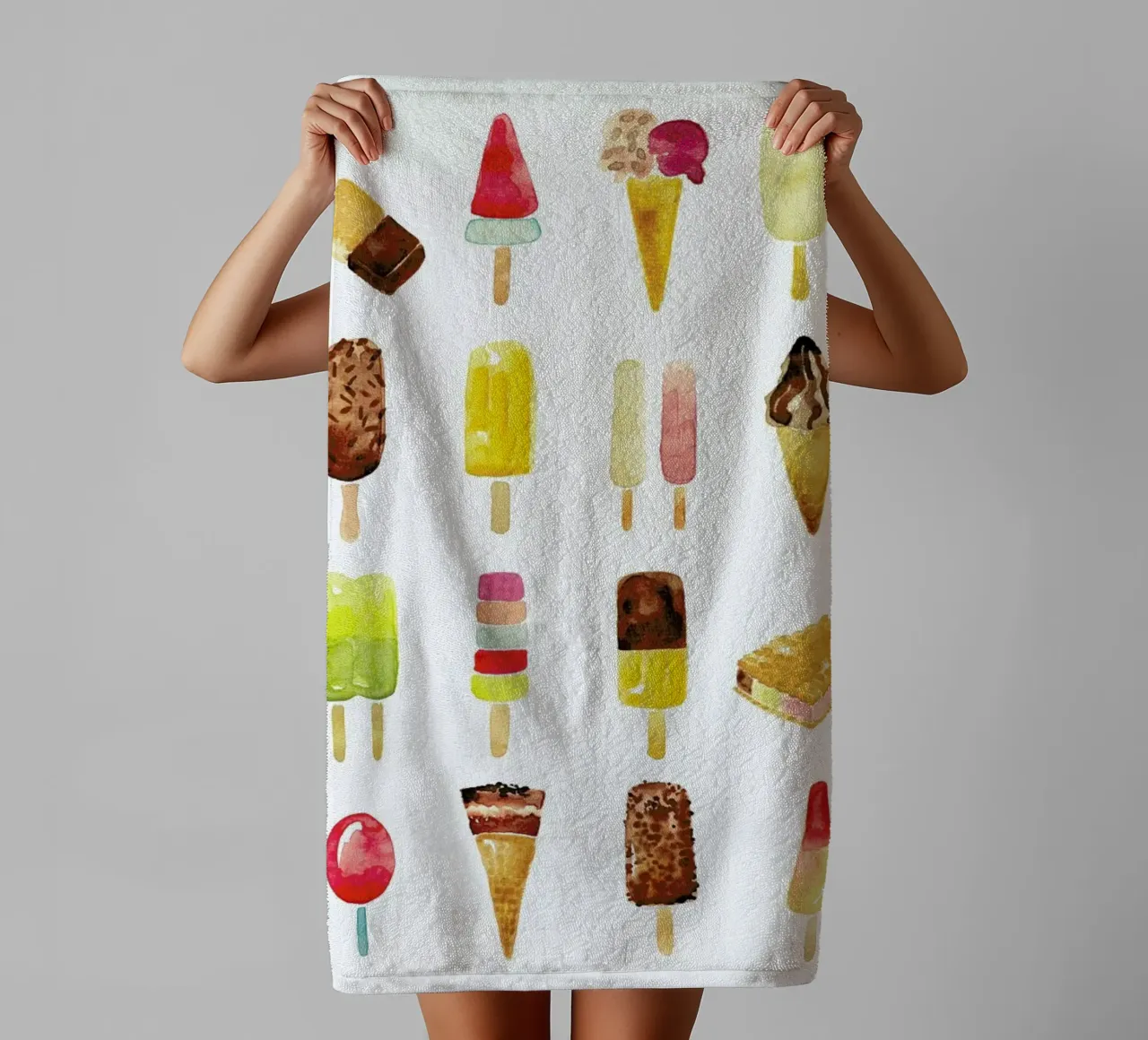 Eis badhanddoek van Farina Kuklinski