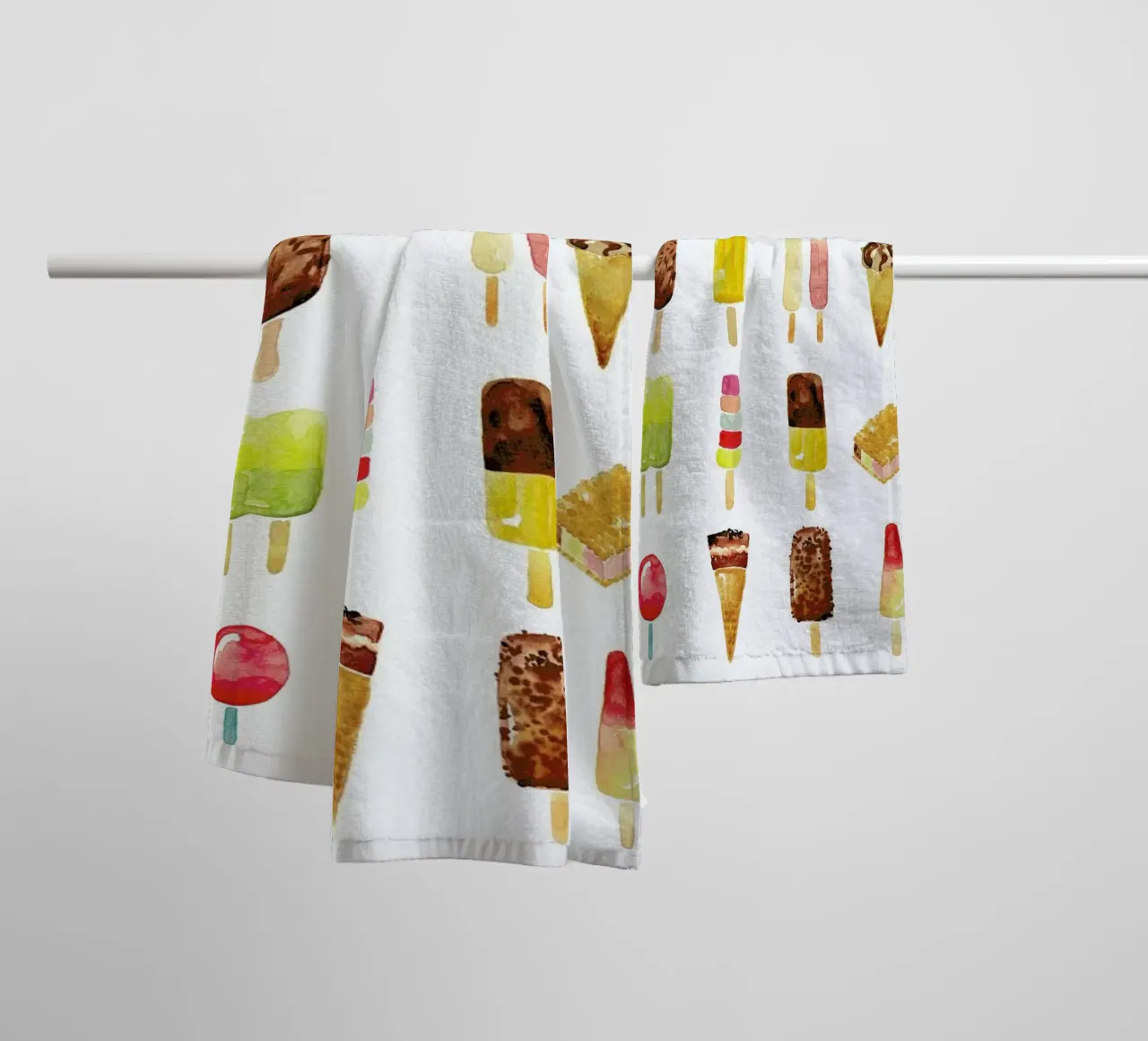 Eis badhanddoek van Farina Kuklinski