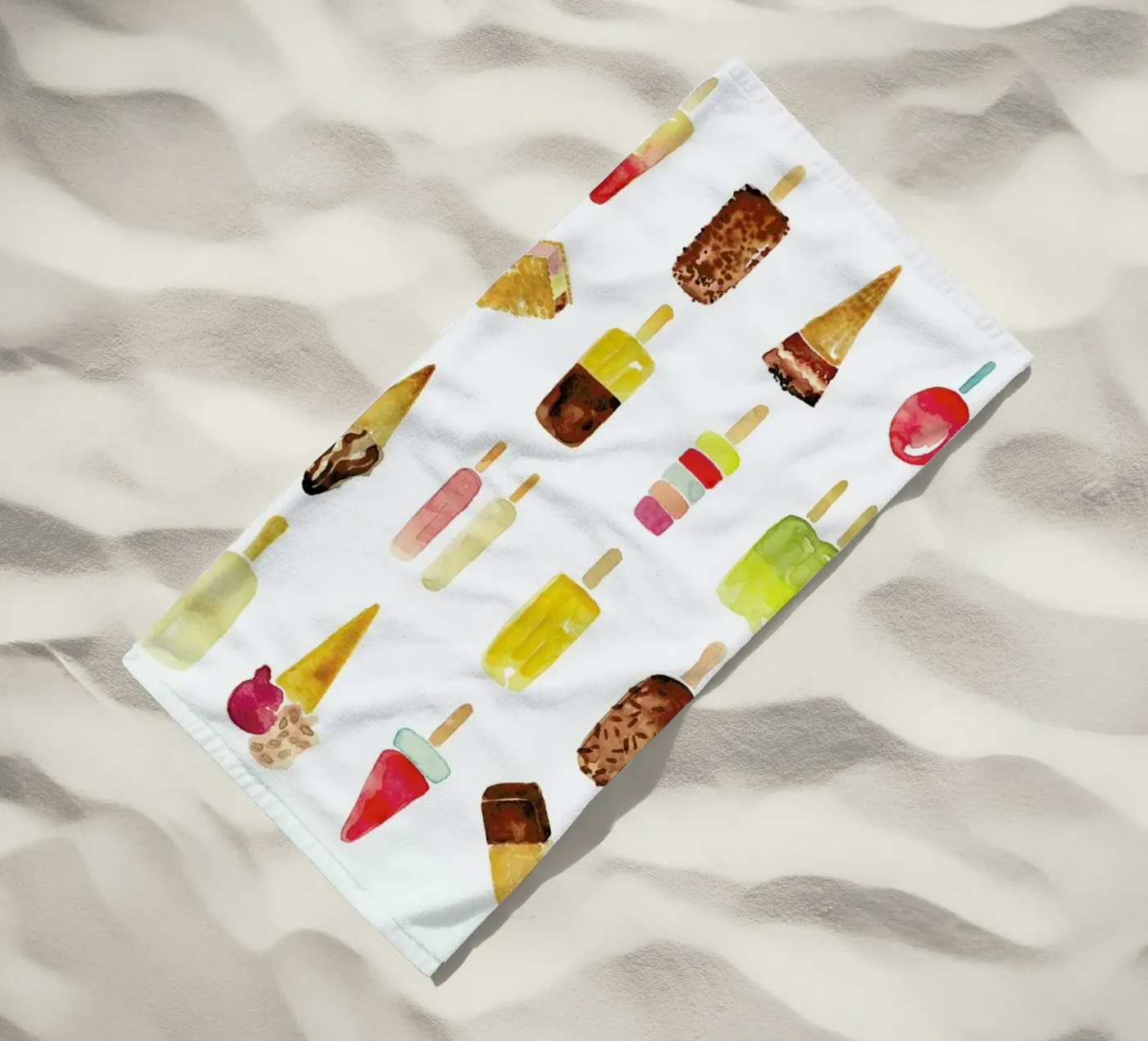 Eis Strandtuch von Farina Kuklinski