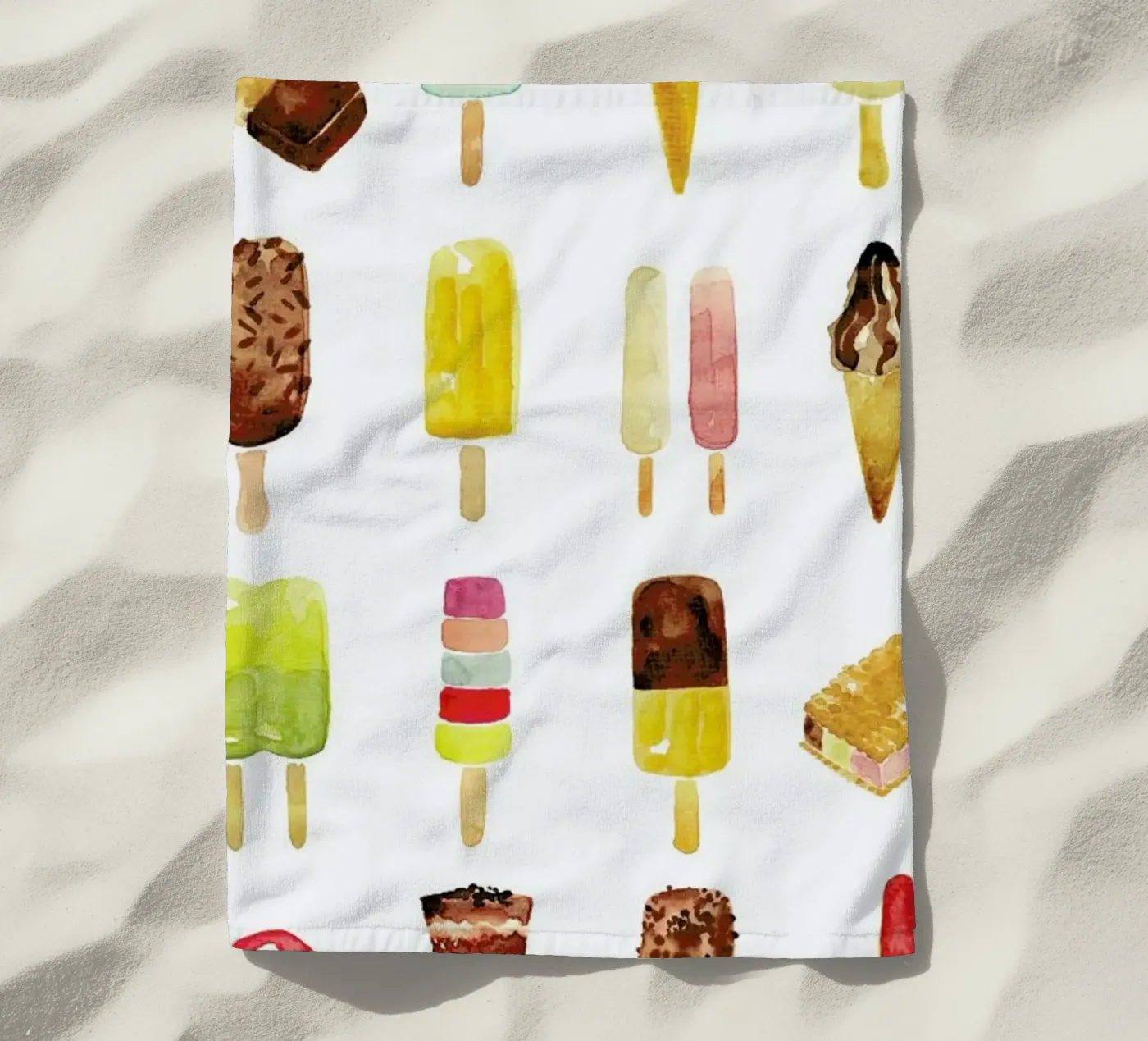 Eis Strandtuch von Farina Kuklinski