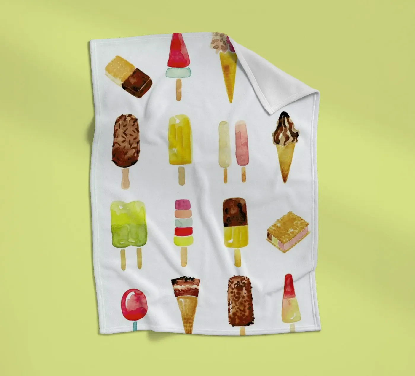 Eis Fleecedecke von Farina Kuklinski