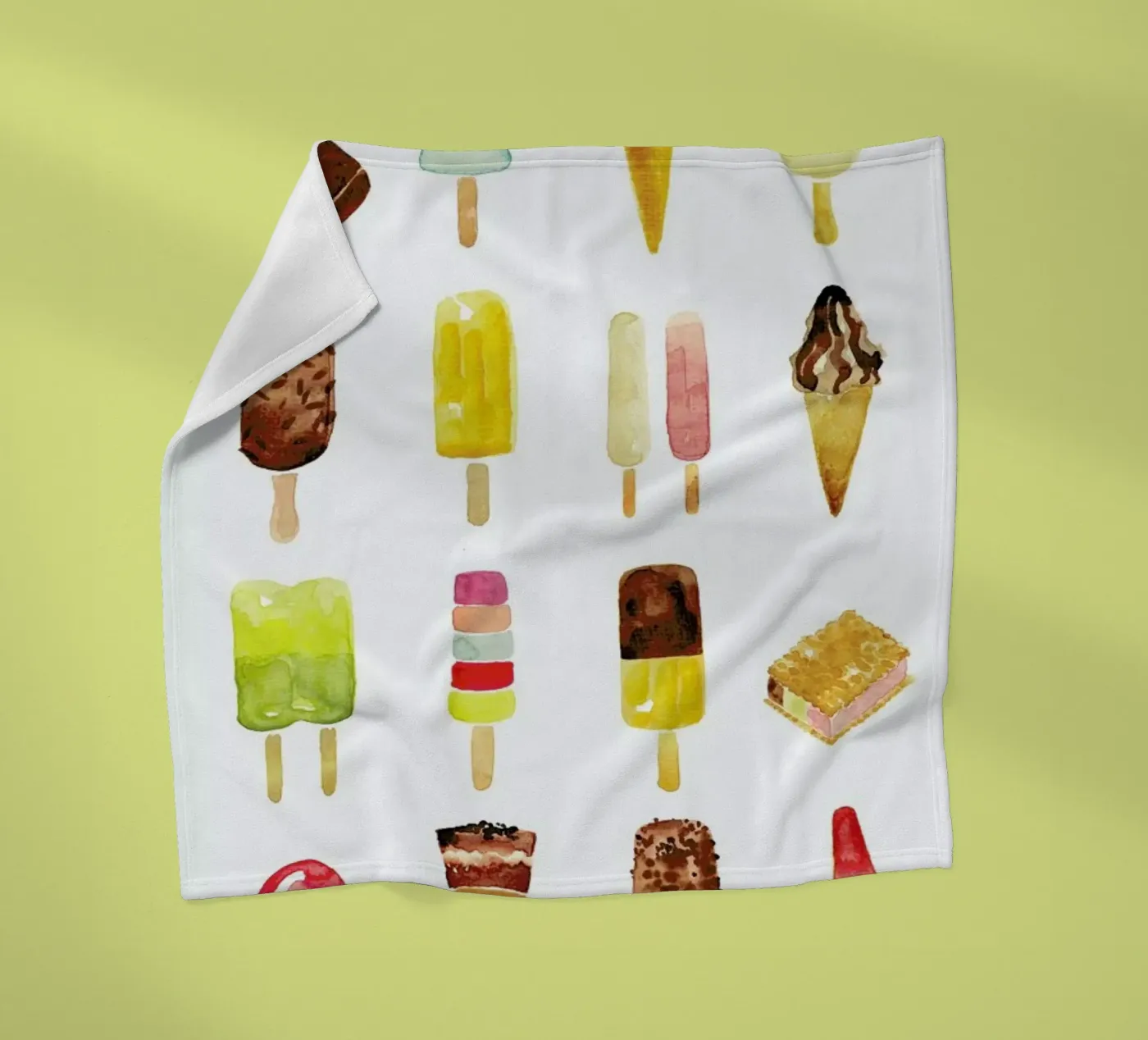 Eis Fleecedecke von Farina Kuklinski