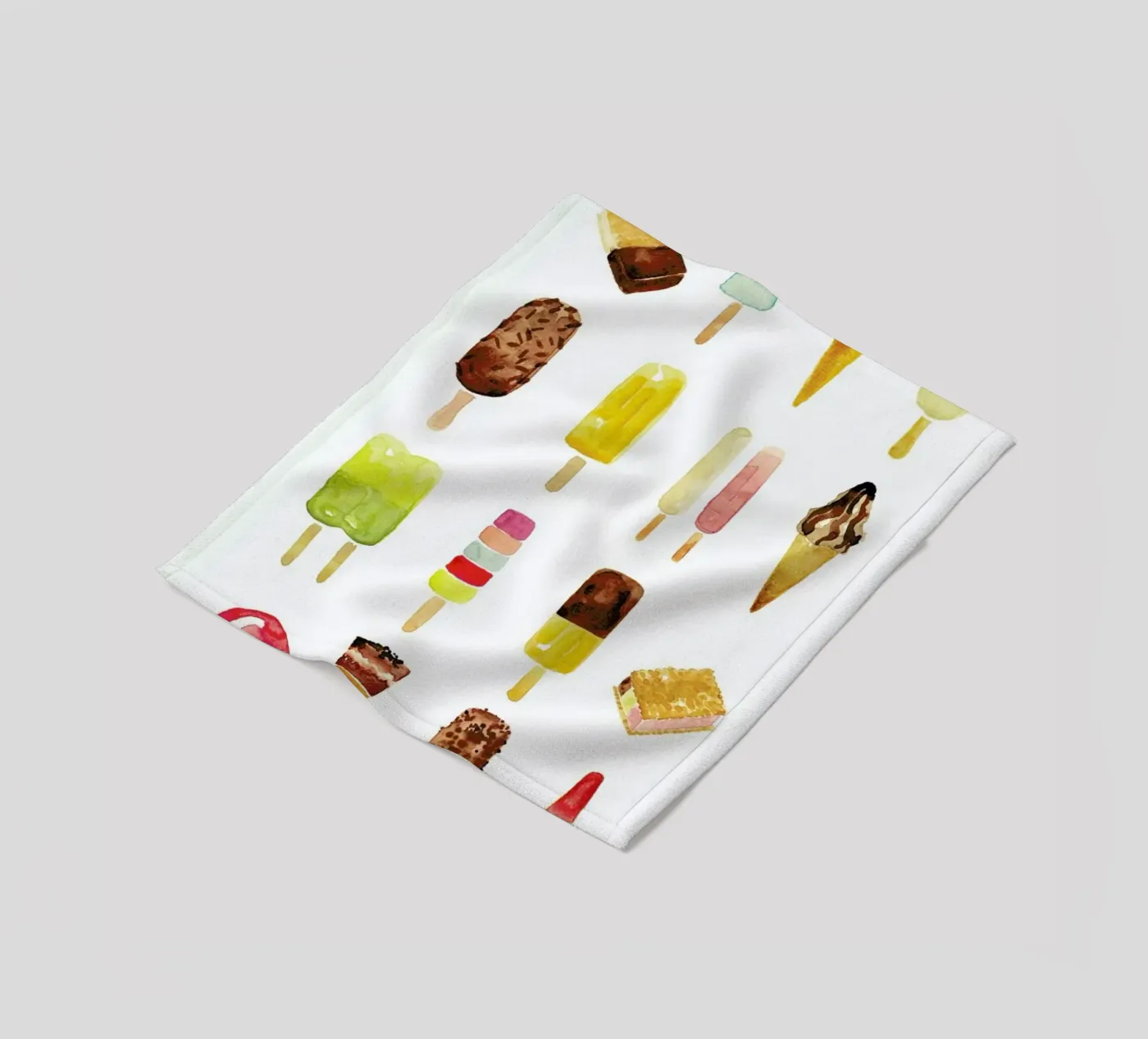 Eis Fleecedecke von Farina Kuklinski