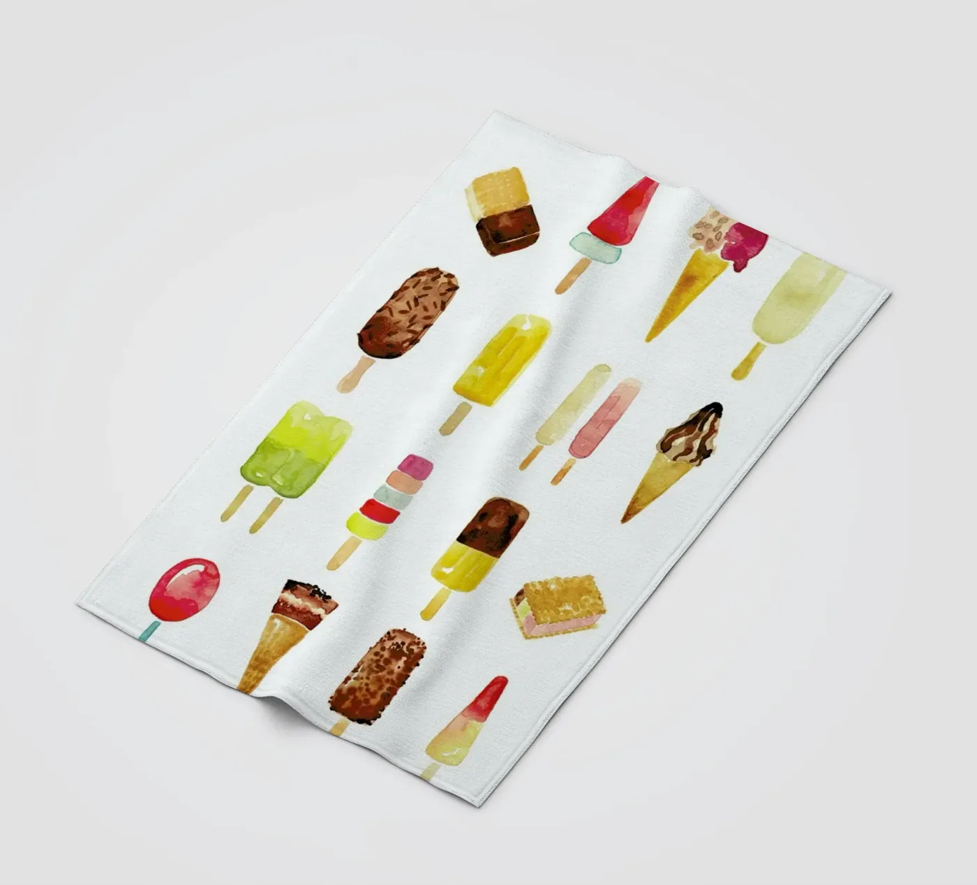 Eis Fleecedecke von Farina Kuklinski