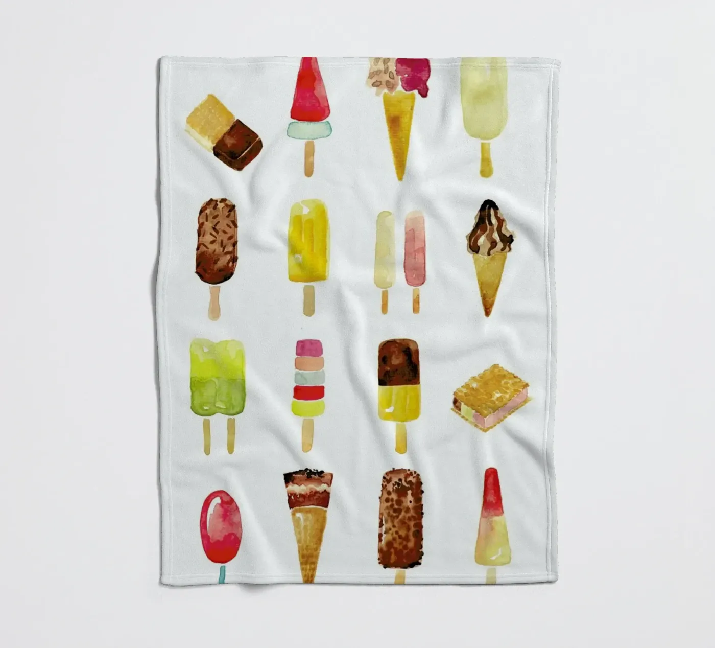 Eis Fleecedecke von Farina Kuklinski