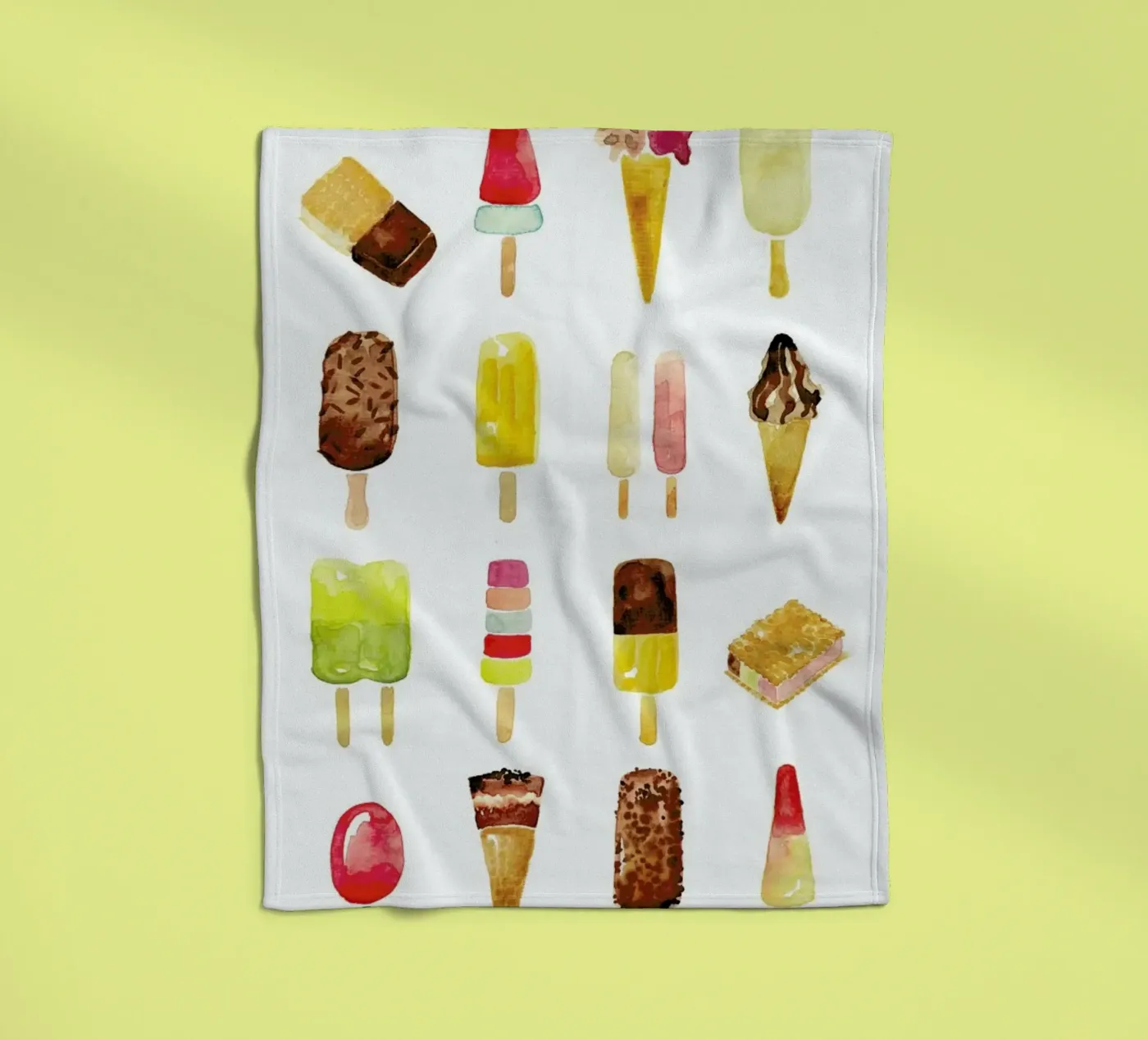 Eis Fleecedecke von Farina Kuklinski