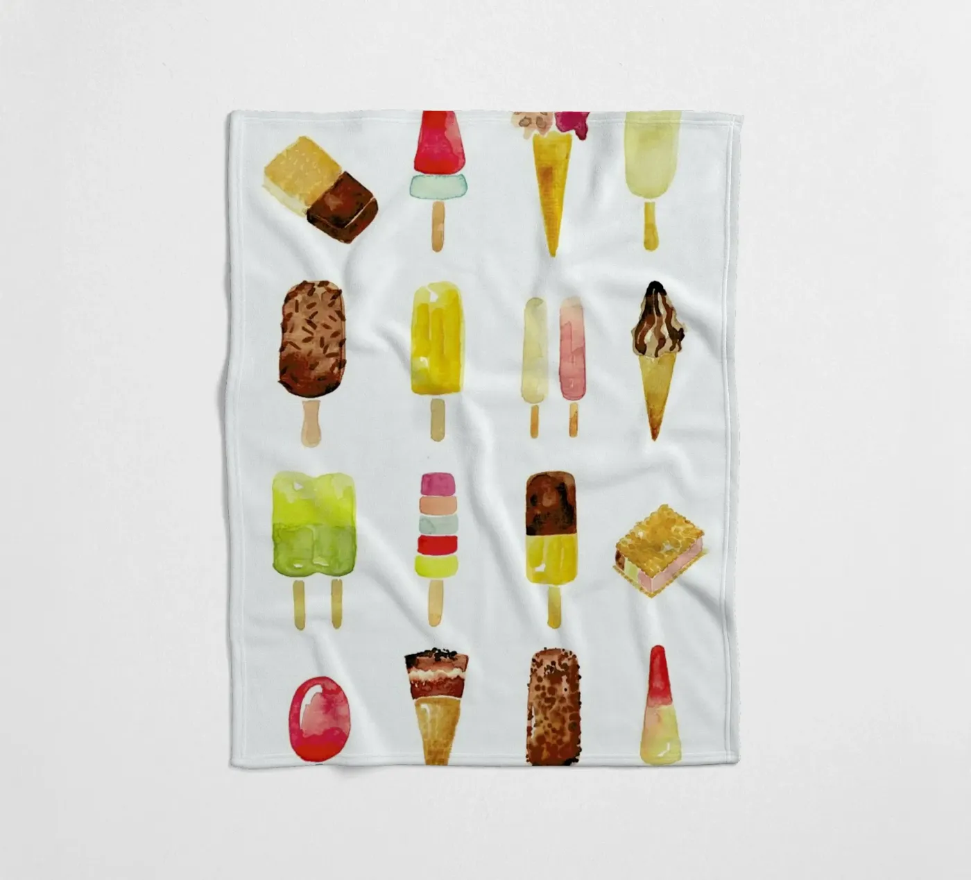 Eis Fleecedecke von Farina Kuklinski