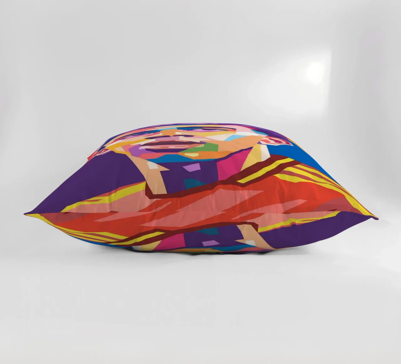 Lamine Yamal pop art portrait cuscino da Hantamrata