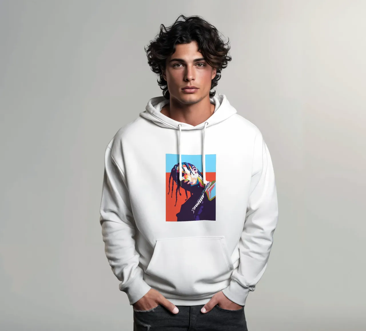 Travis Scott hiphop felpa con cappuccio da Hantamrata