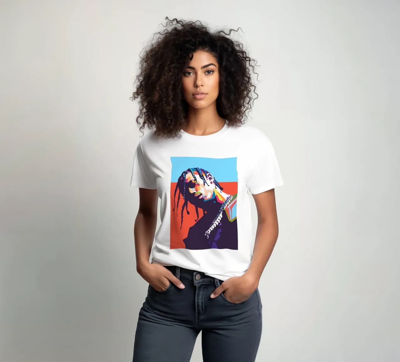 Travis Scott hiphop t-shirt da Hantamrata