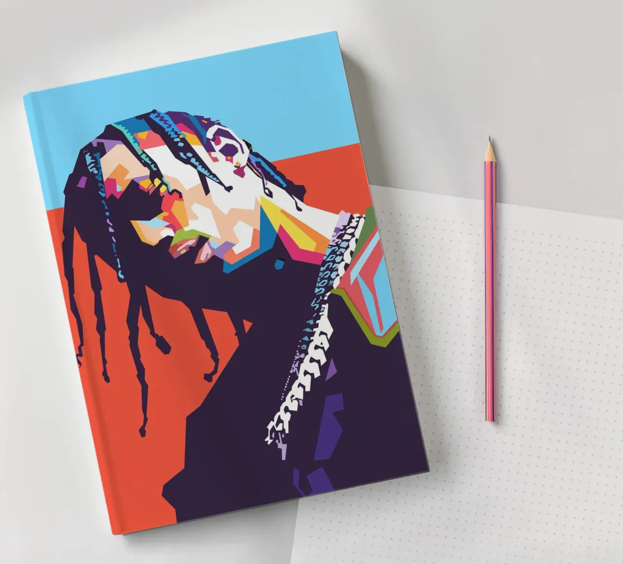 Travis Scott hiphop notebook by Hantamrata