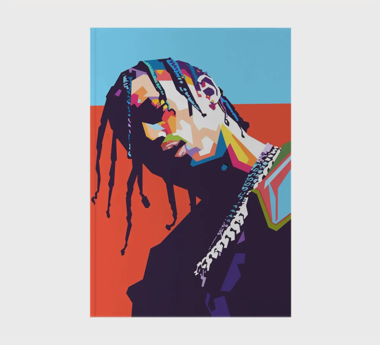 Travis Scott hiphop notebook by Hantamrata