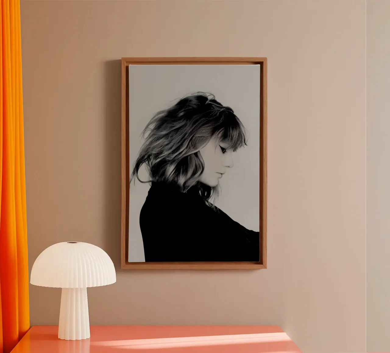 Taylor swift beautiful in black tela con Cornice a cassetta da avissta