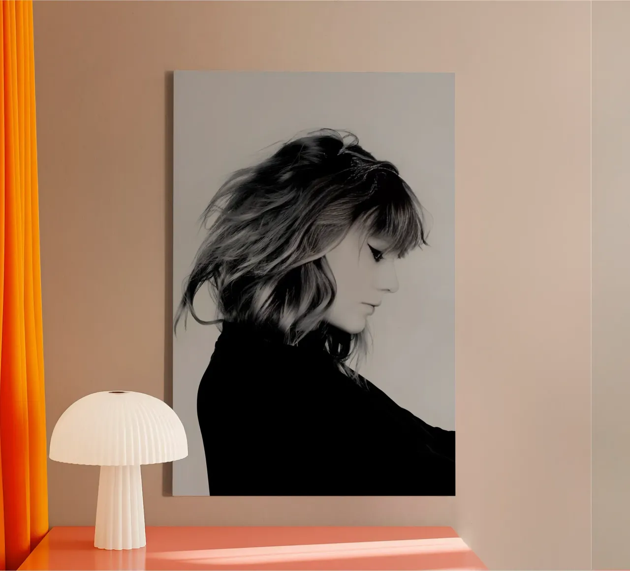 Taylor swift beautiful in black tela con Cornice a cassetta da avissta