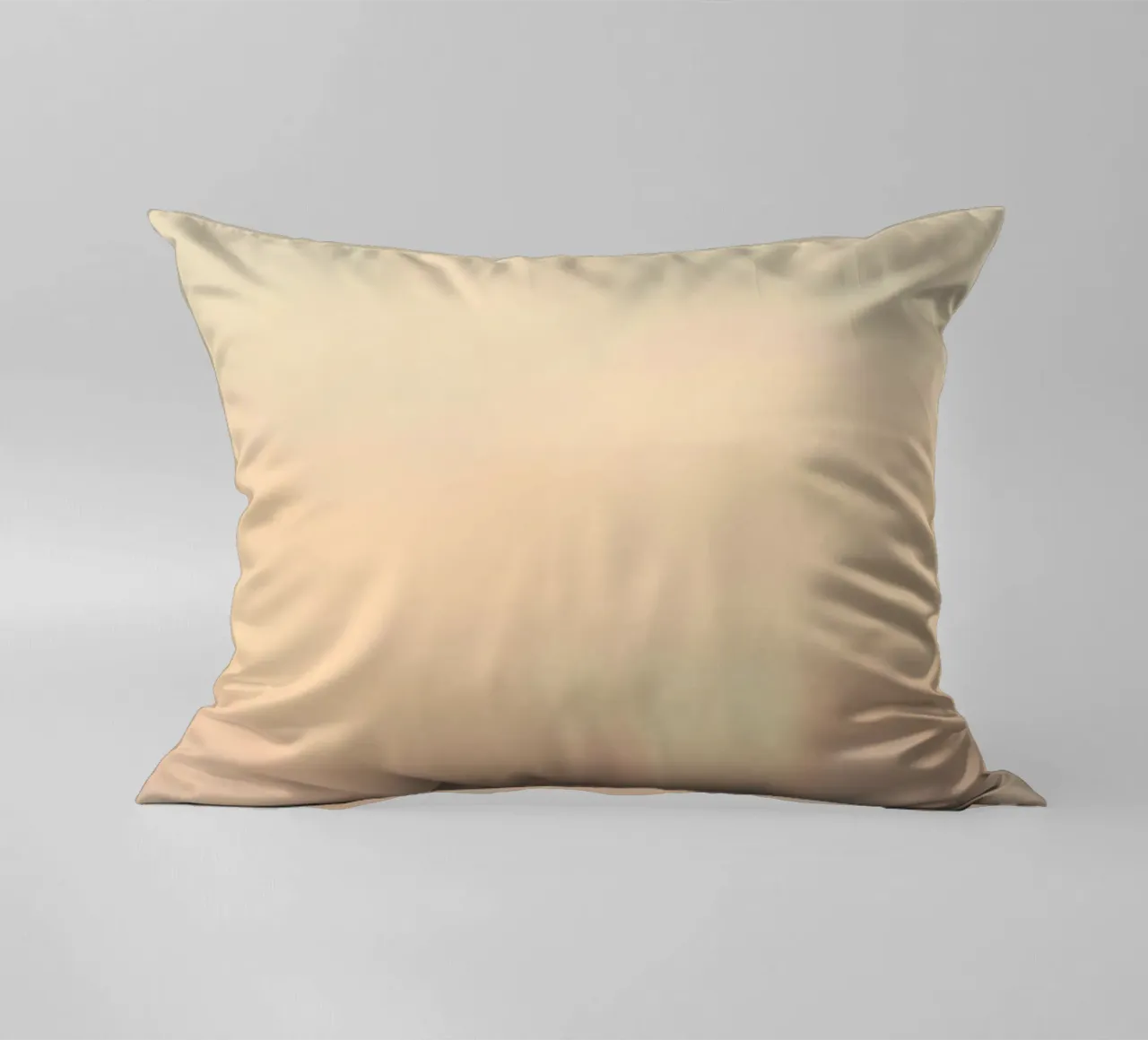 Sunset casting a warm glow over distant mountains and cloude decorative cushion by DesignDoodle