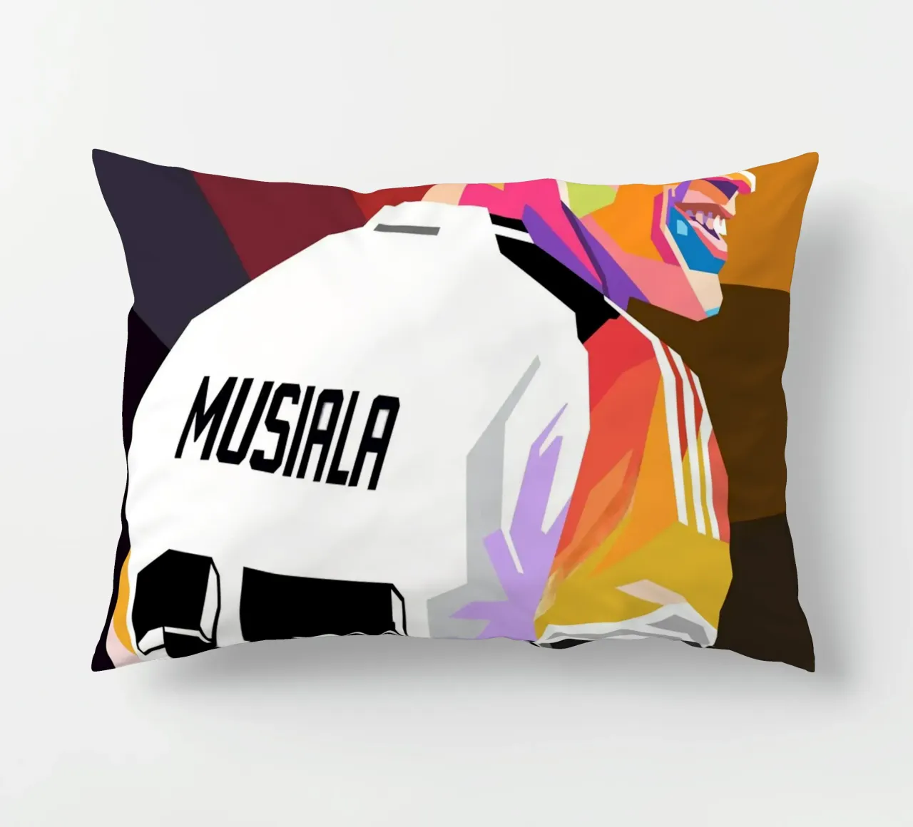Jamal Musiala pop art cuscino da Hantamrata