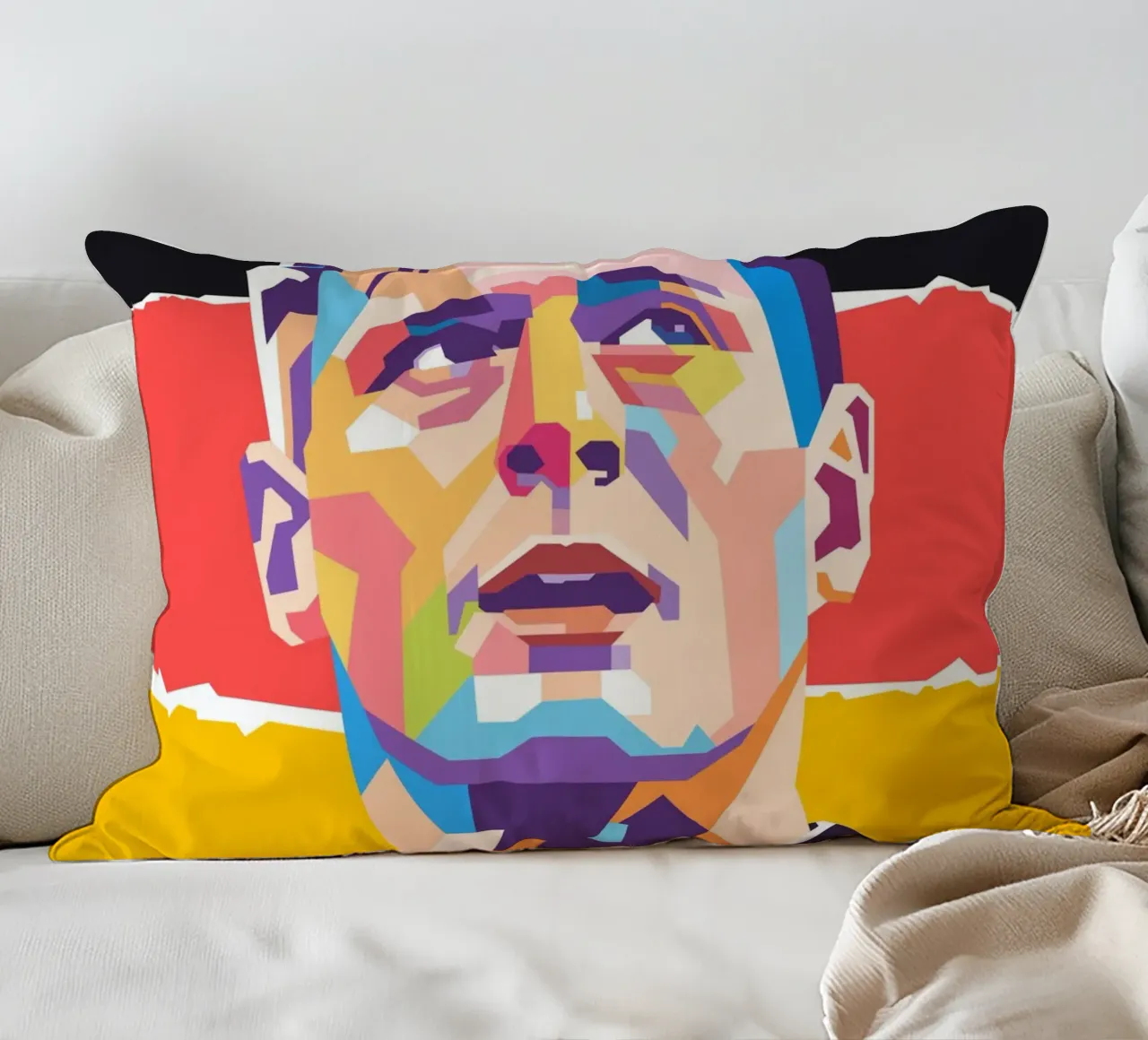 Tony Kroos ritratto pop art cuscino da Hantamrata