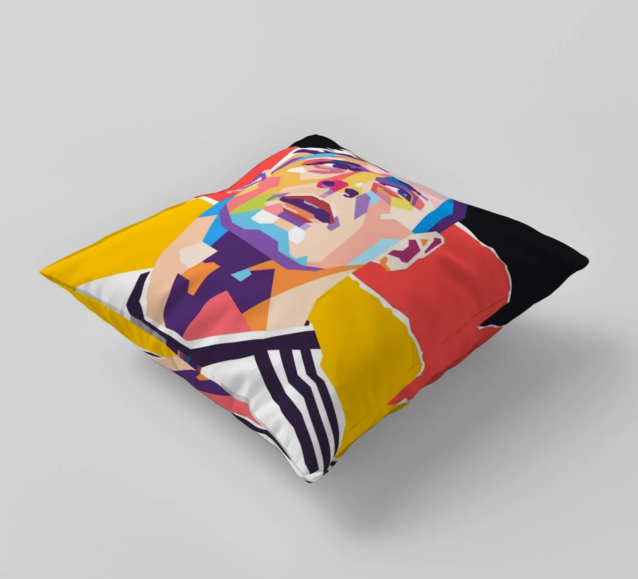 Tony Kroos ritratto pop art cuscino da Hantamrata