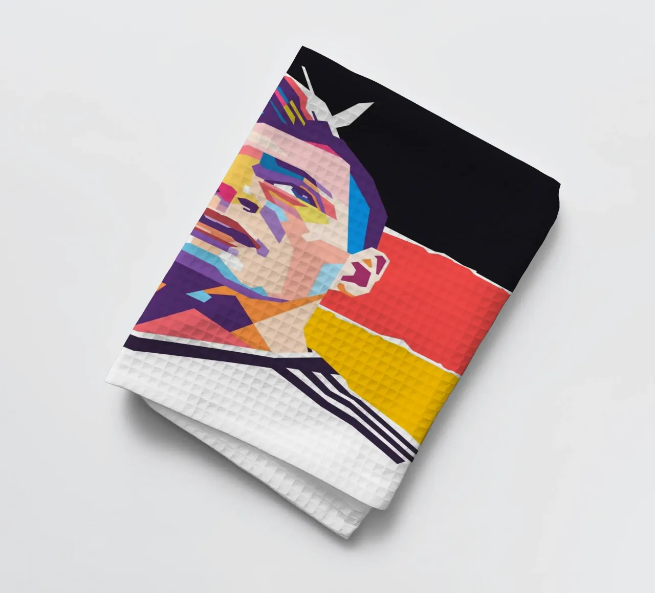 Tony Kroos ritratto pop art canovaccio da cucina da Hantamrata