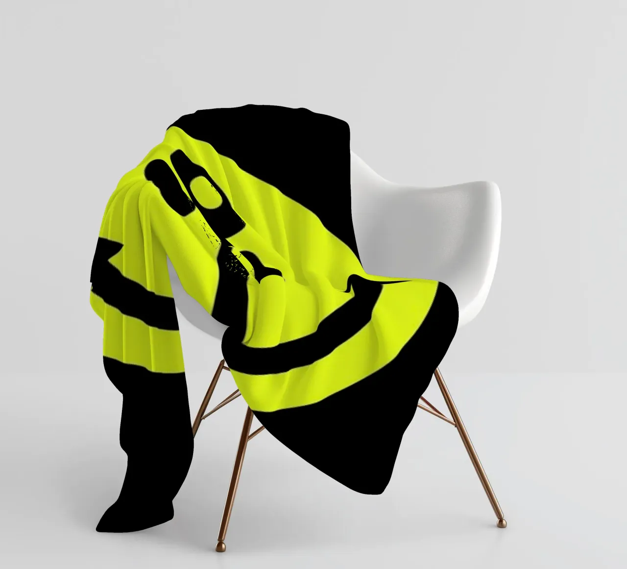 Anchor Smiley coperta in pile da Chobopop