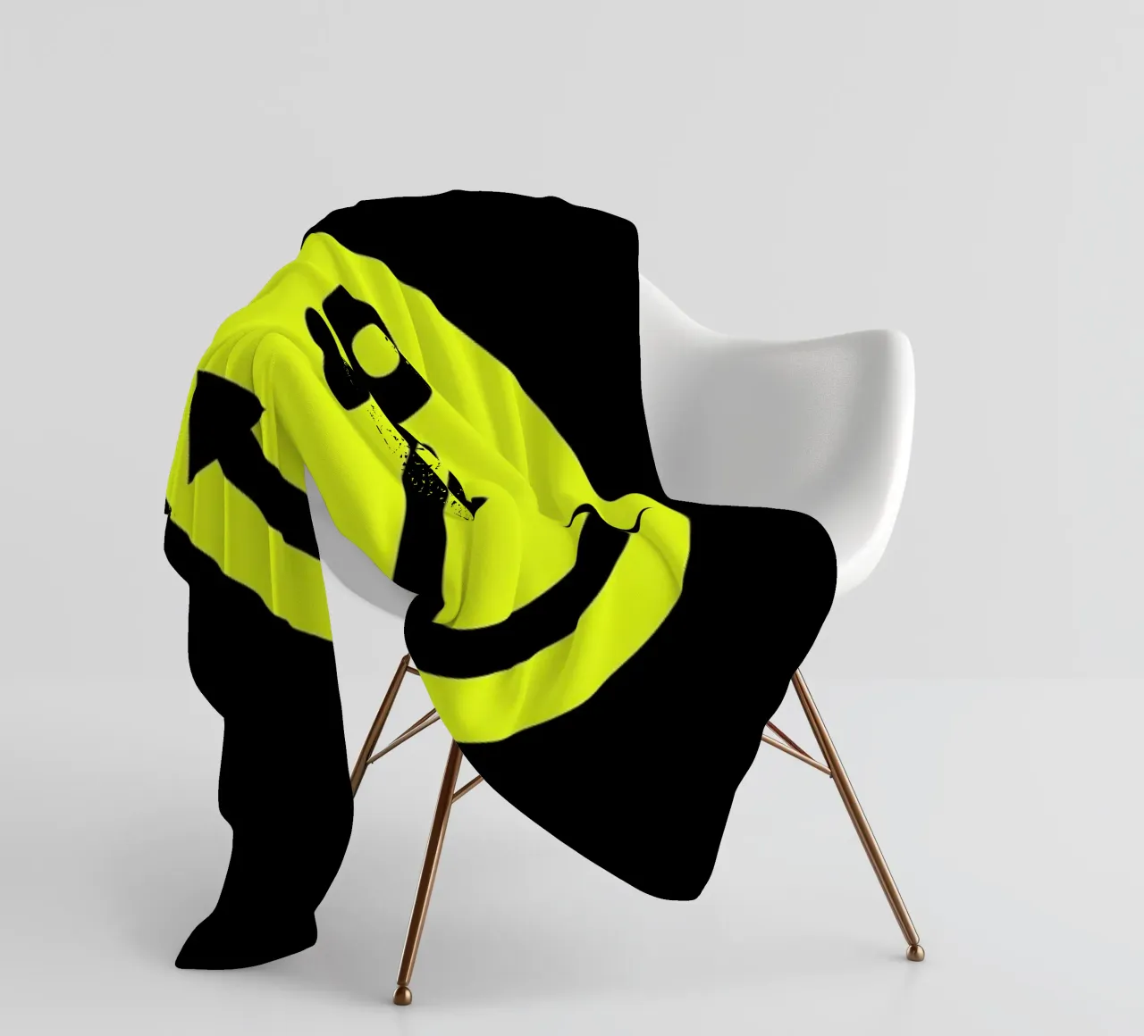 Anchor Smiley coperta in pile da Chobopop