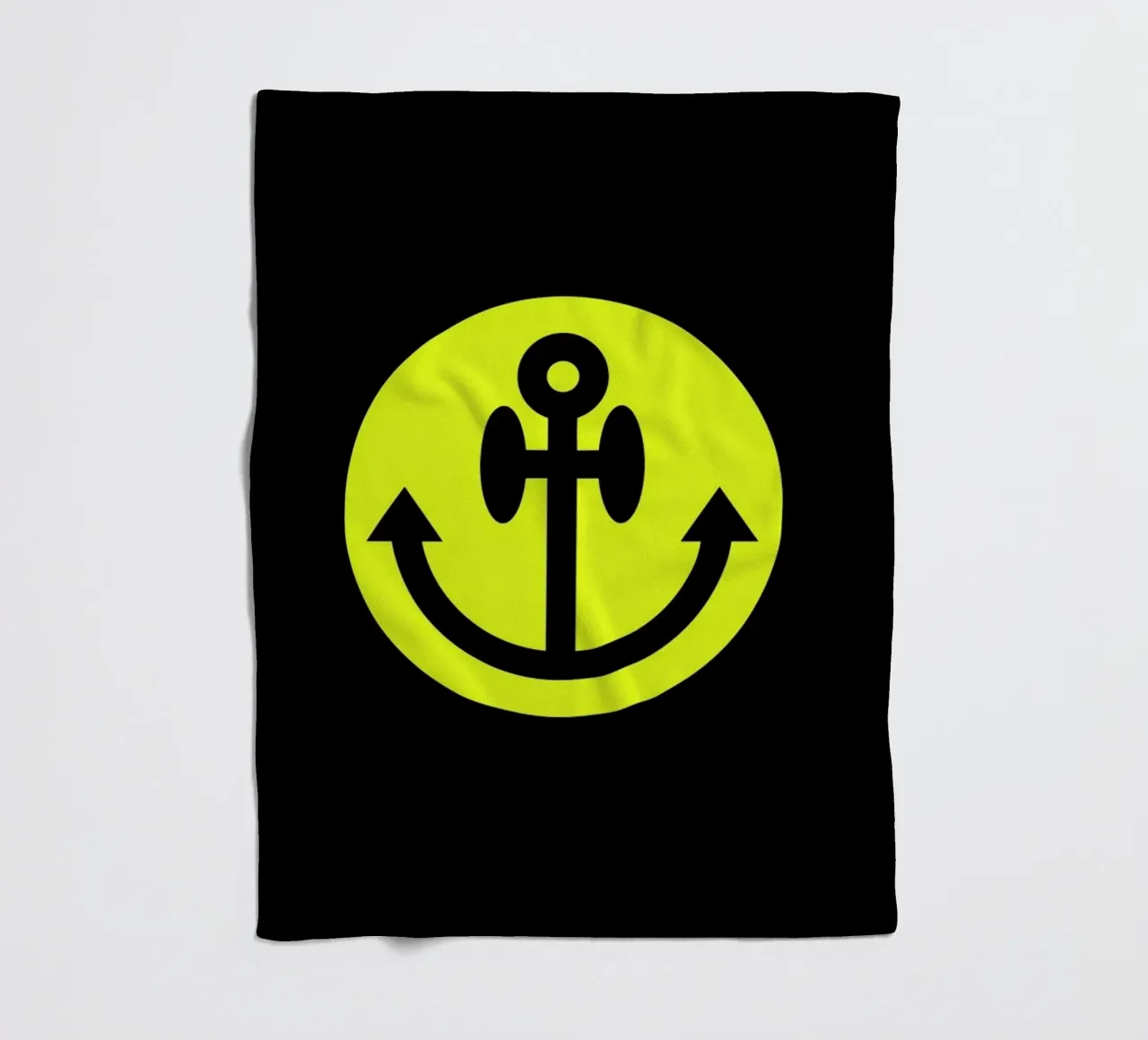 Anchor Smiley coperta in pile da Chobopop