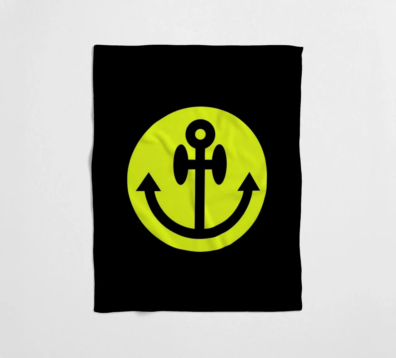 Anchor Smiley coperta in pile da Chobopop