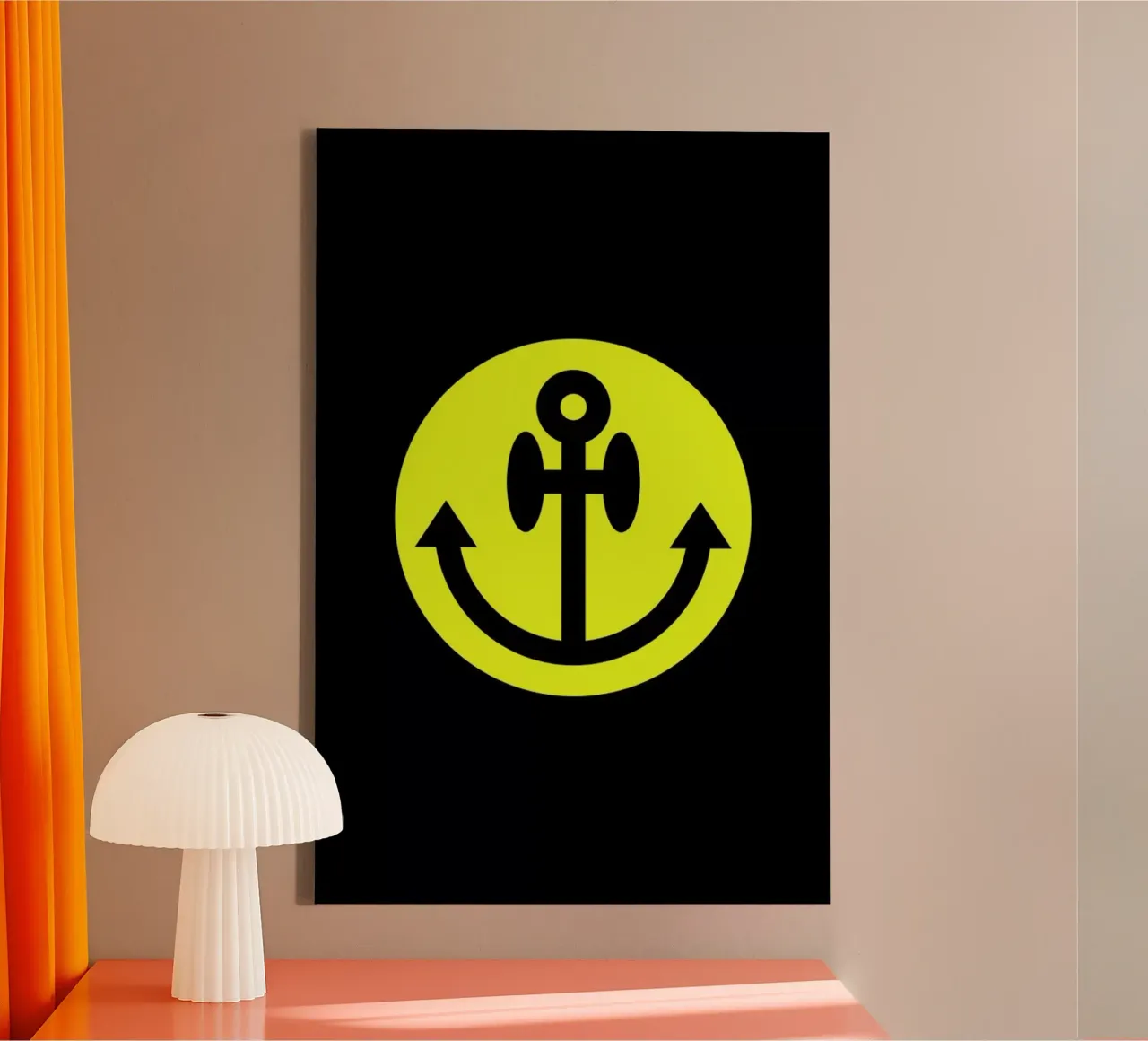 Anchor Smiley tela con Cornice a cassetta da Chobopop