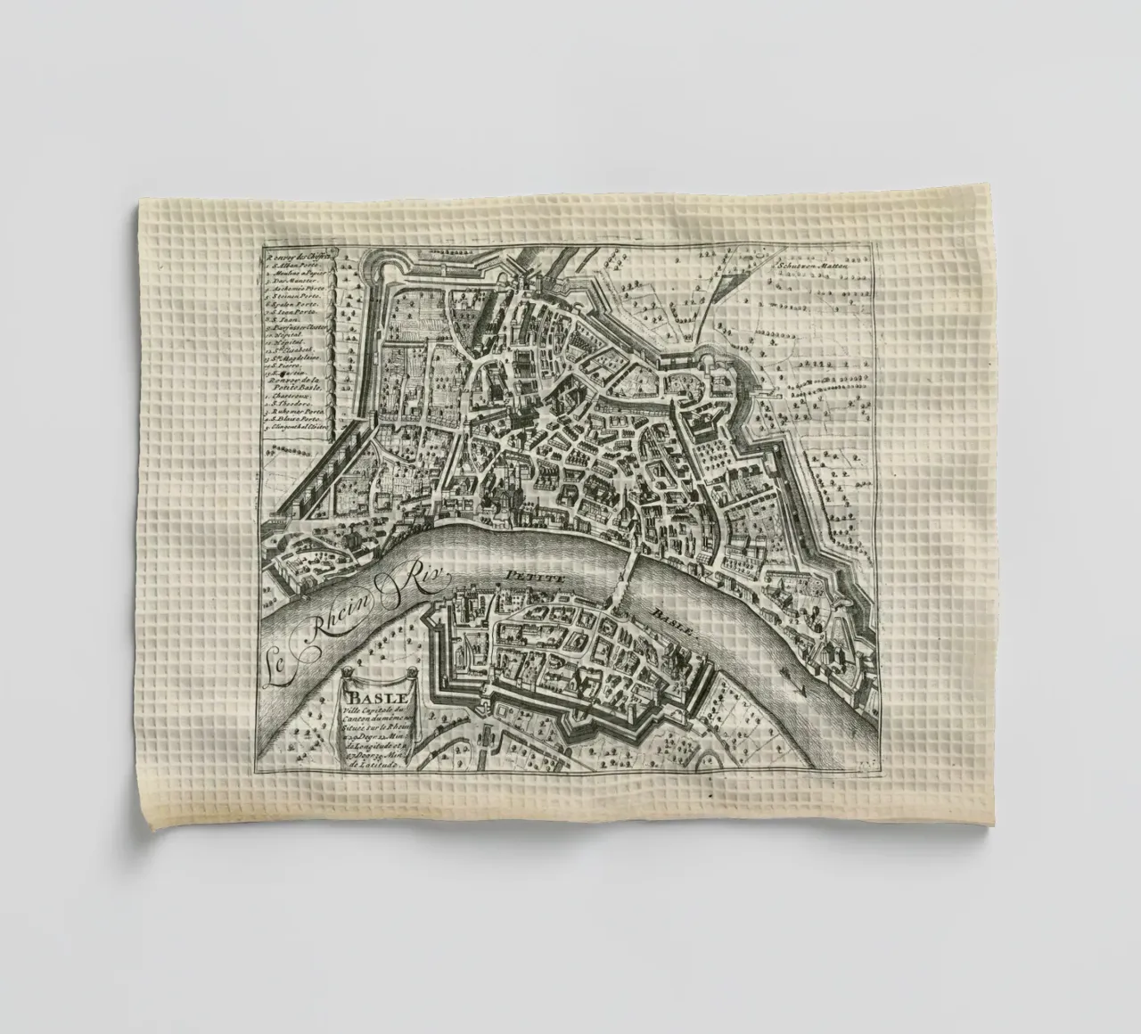 Basel, Switzerland , 1726 canovaccio da cucina da Artokoloro Quint Lox Ltd
