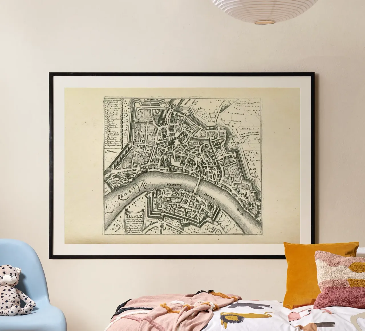 Basel, Switzerland , 1726 carta hahnemühle da Artokoloro Quint Lox Ltd