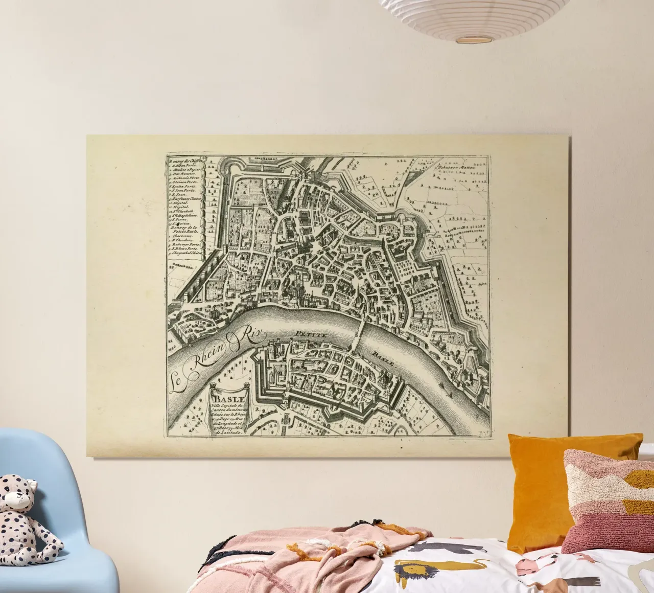 Basel, Switzerland , 1726 carta hahnemühle da Artokoloro Quint Lox Ltd
