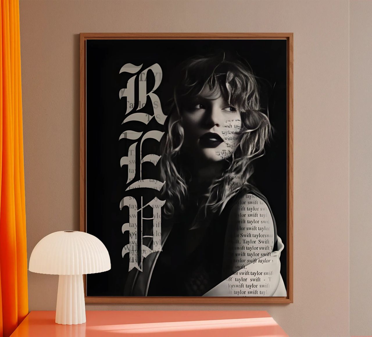 Red Taylor Swift alluminio dibond da avissta