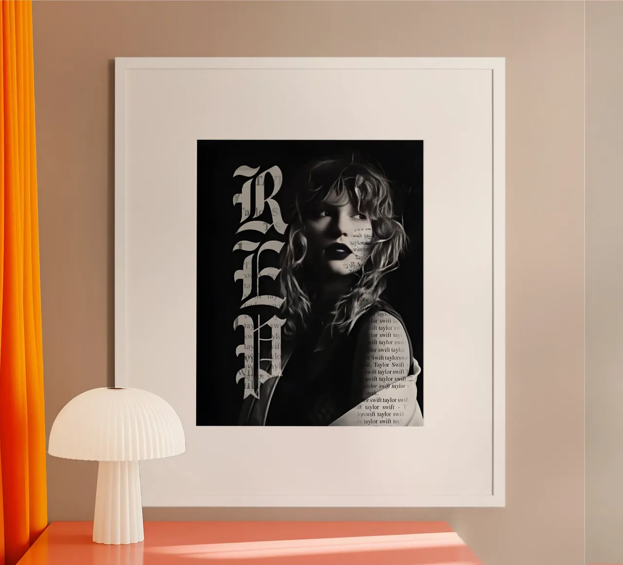 Red Taylor Swift poster da avissta