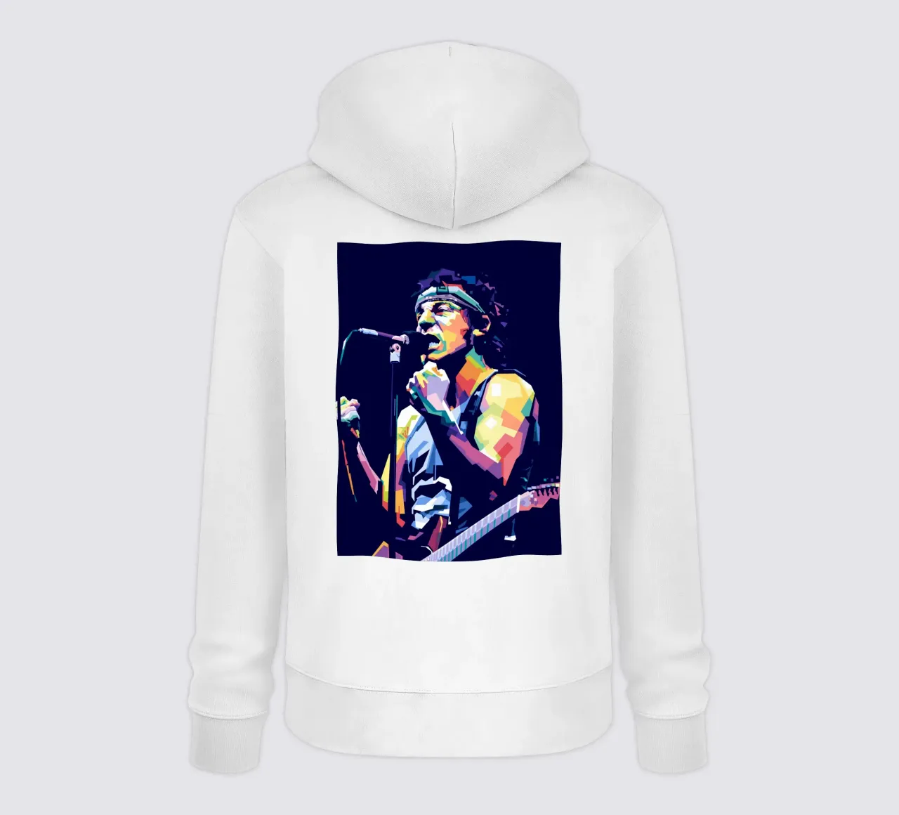 Bruce Springsteen in stile WPAP felpa con cappuccio da Alkahfsmart