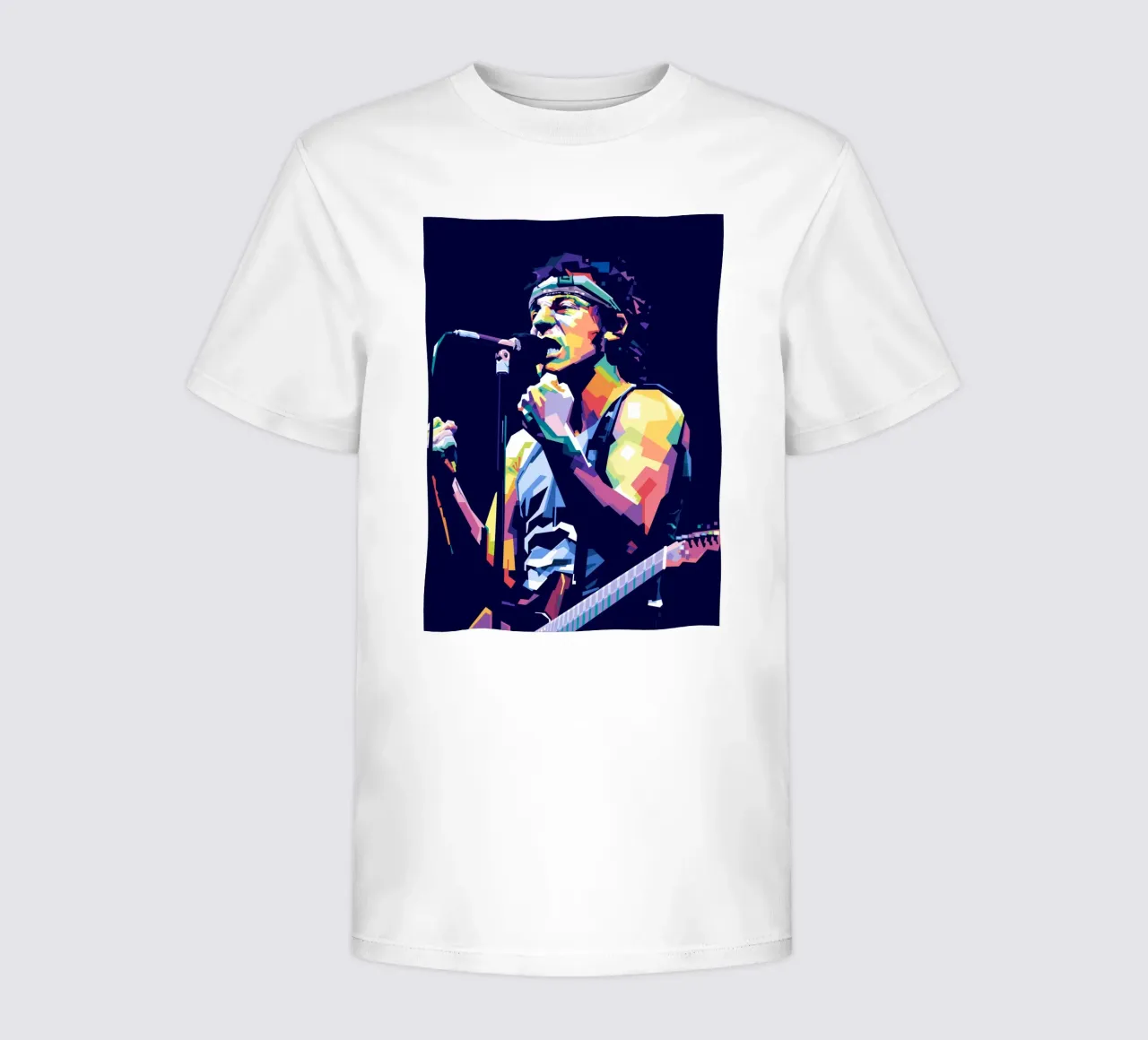 Bruce Springsteen in stile WPAP t-shirt bambini da Alkahfsmart