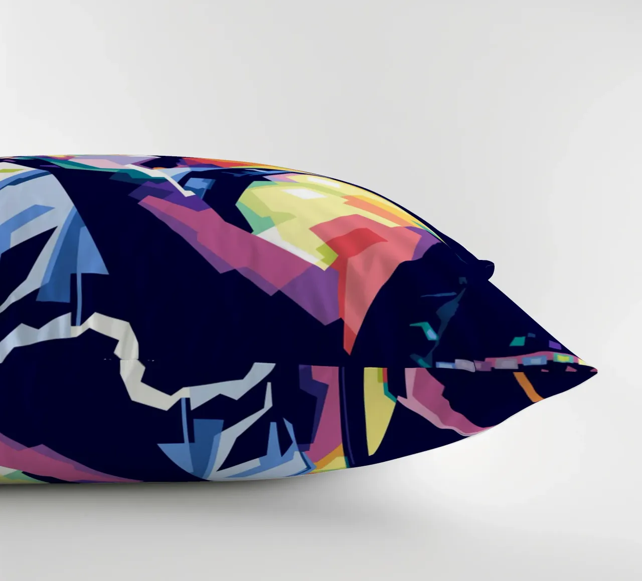 Bruce Springsteen in stile WPAP cuscino da Alkahfsmart