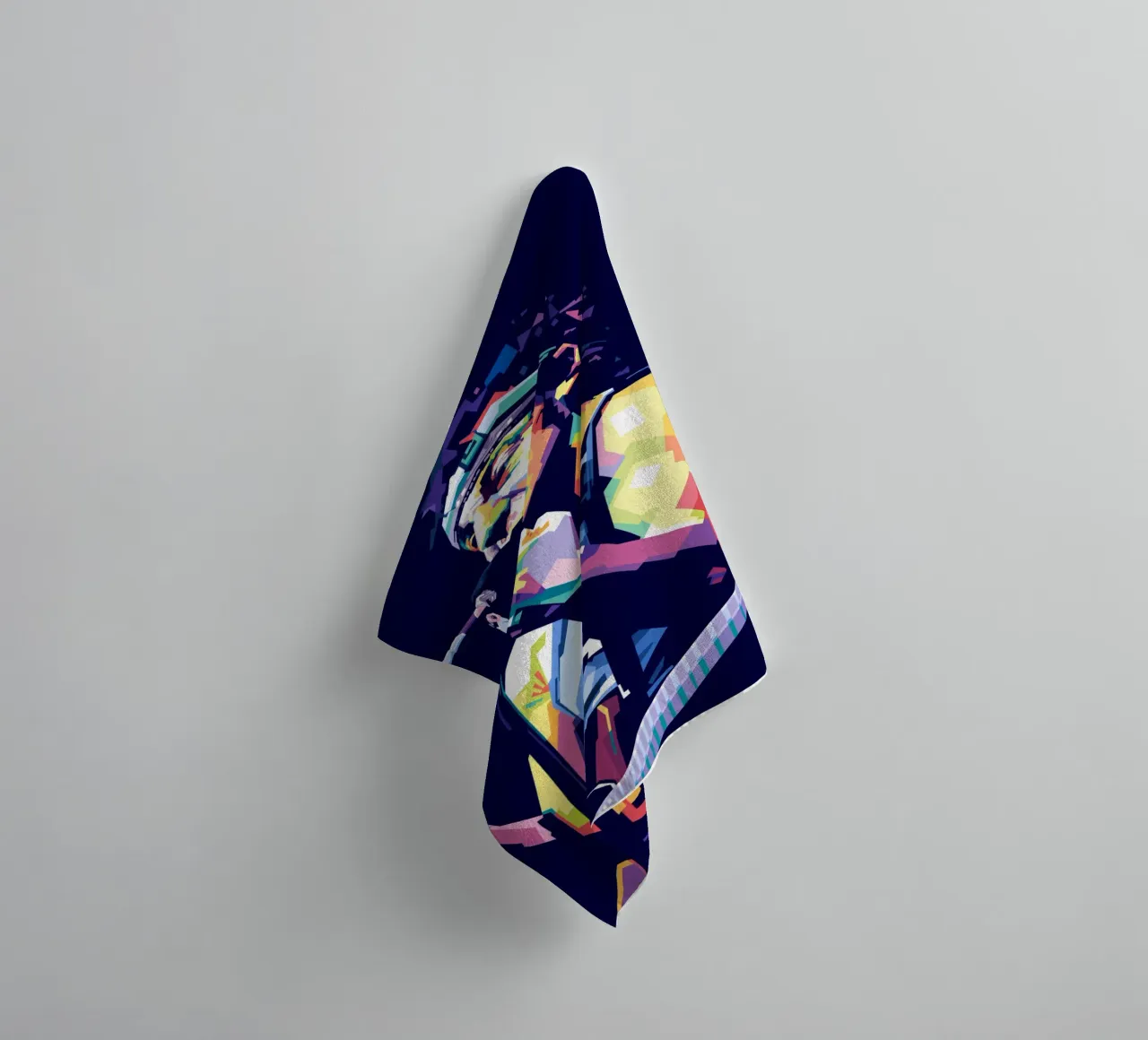 Bruce Springsteen in WPAP style towel by Alkahfsmart