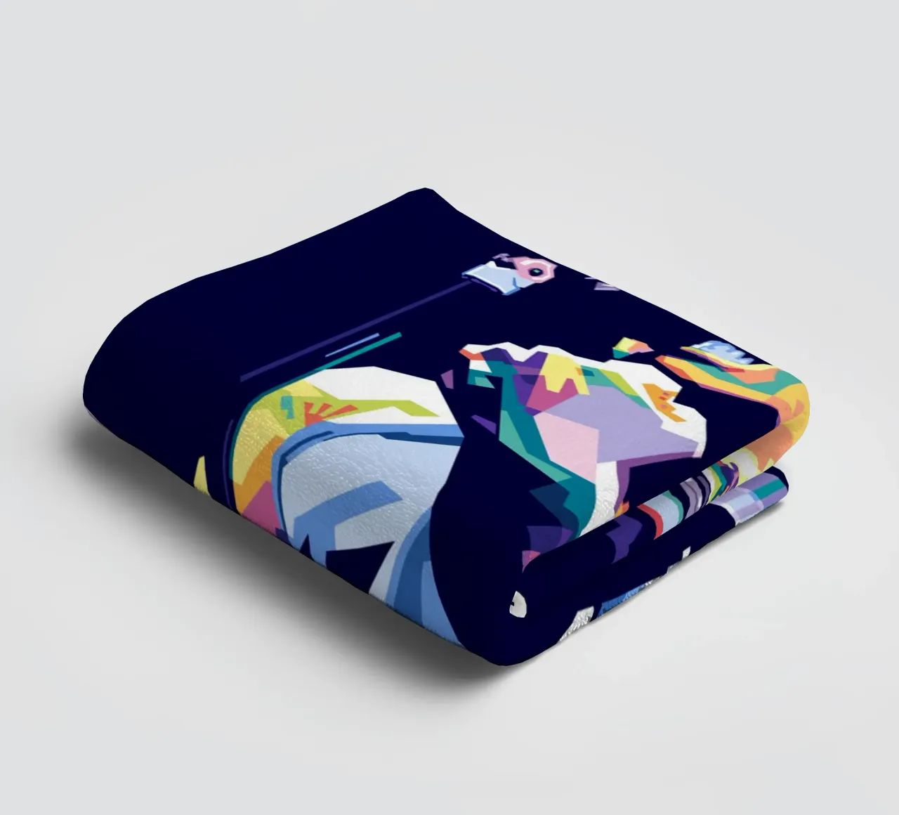 Bruce Springsteen in WPAP style towel by Alkahfsmart