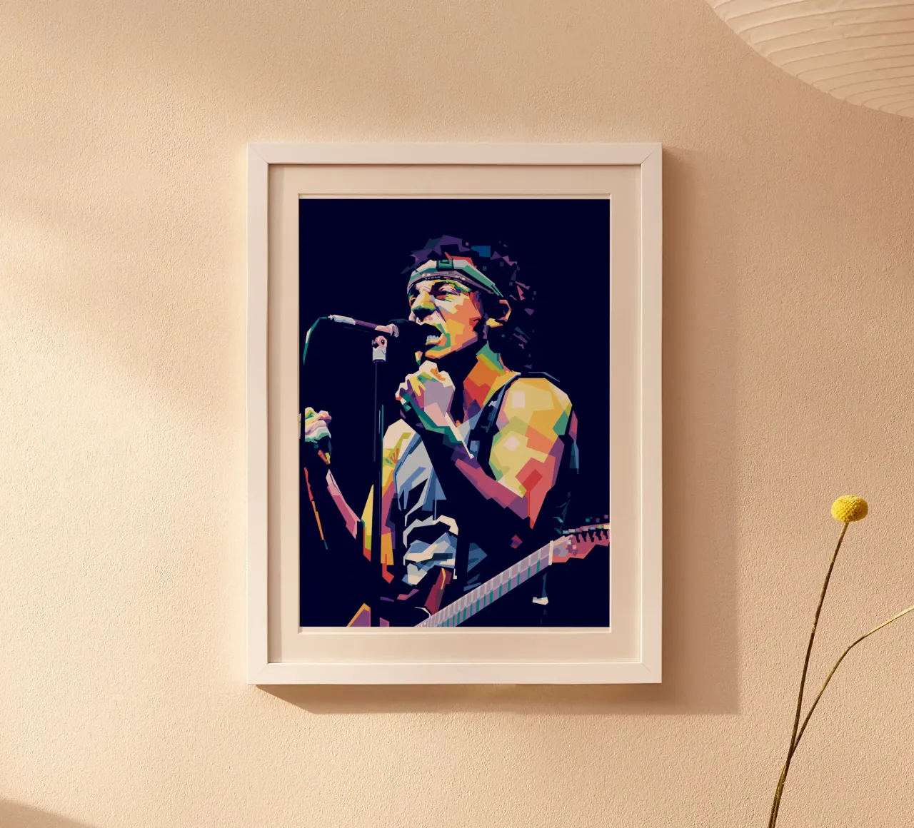 Bruce Springsteen in stile WPAP carta hahnemühle da Alkahfsmart