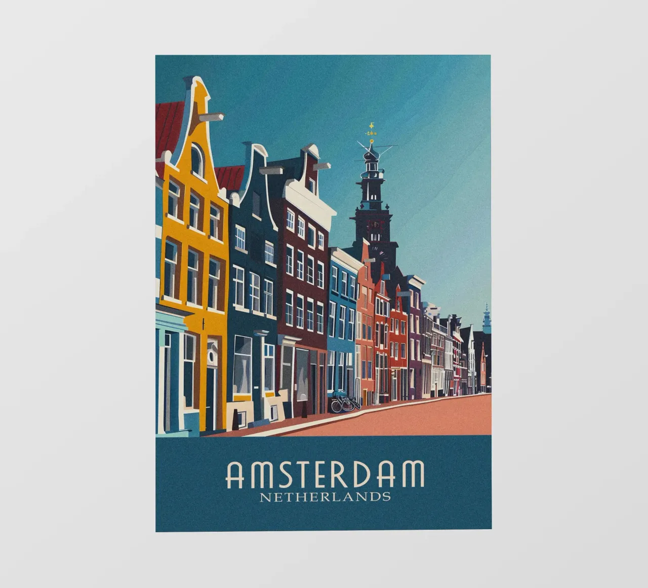 Amsterdam city Netherlands telo in pvc da Travelstudio