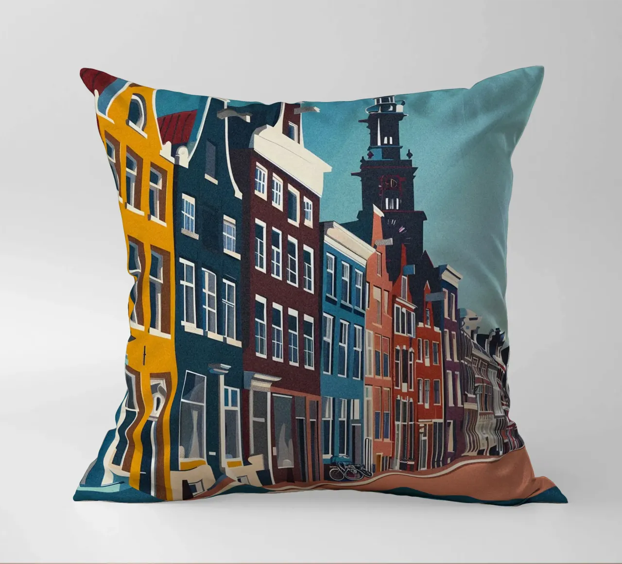 Amsterdam city Netherlands cuscino da Travelstudio