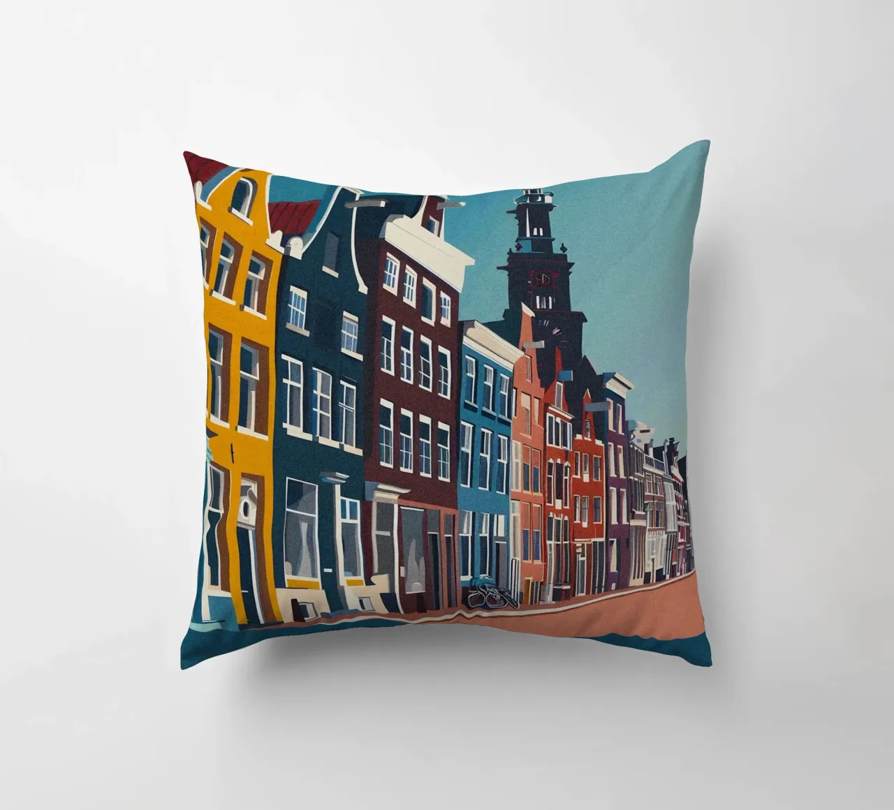Amsterdam city Netherlands cuscino da Travelstudio