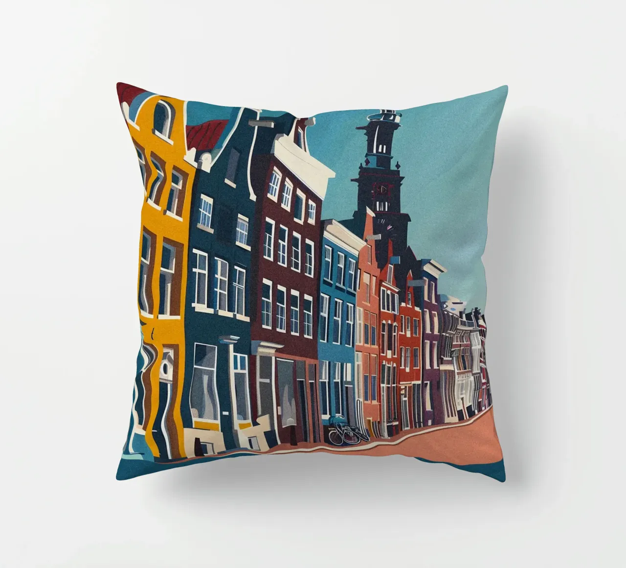 Amsterdam city Netherlands cuscino da Travelstudio