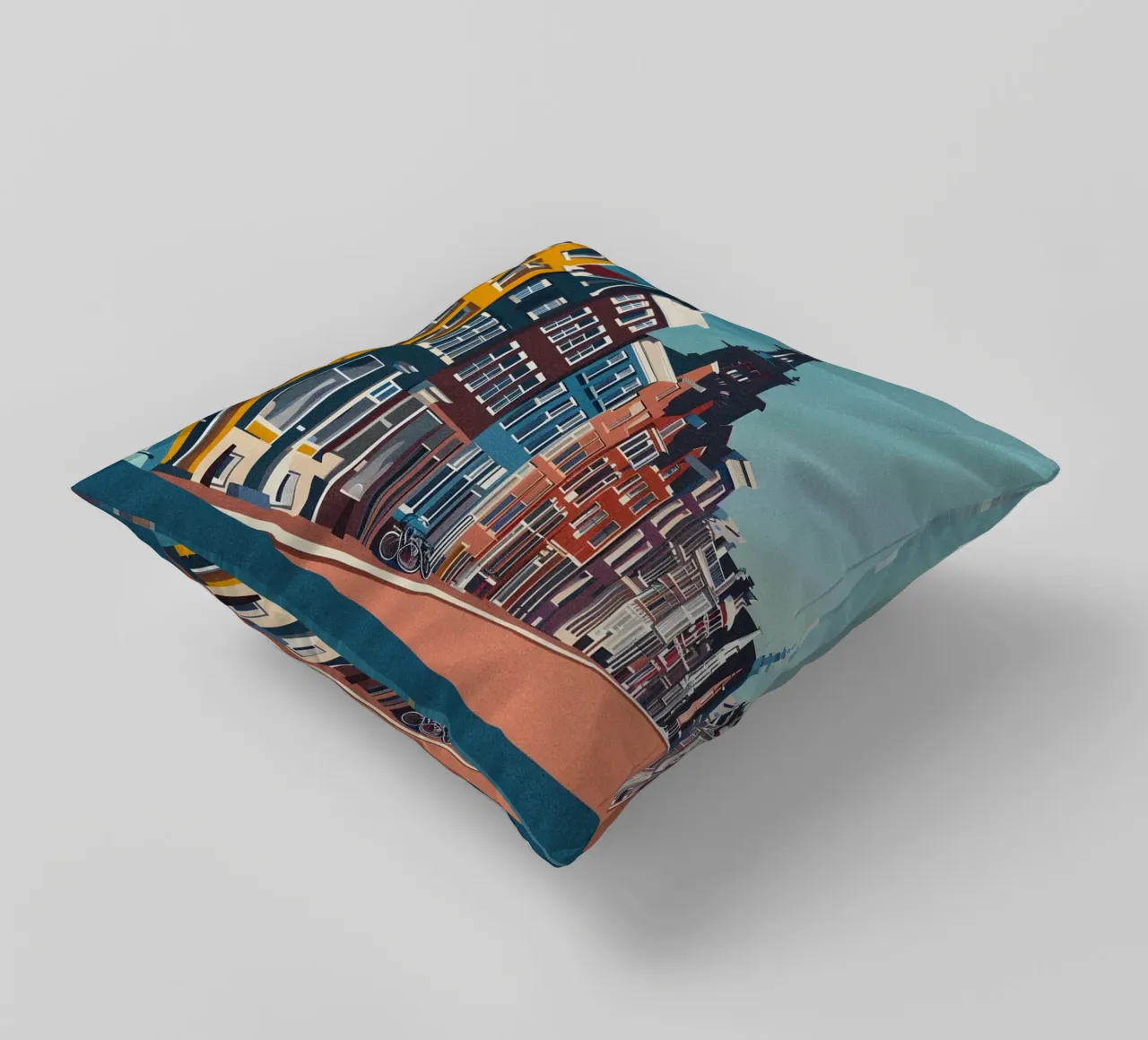 Amsterdam city Netherlands cuscino da Travelstudio