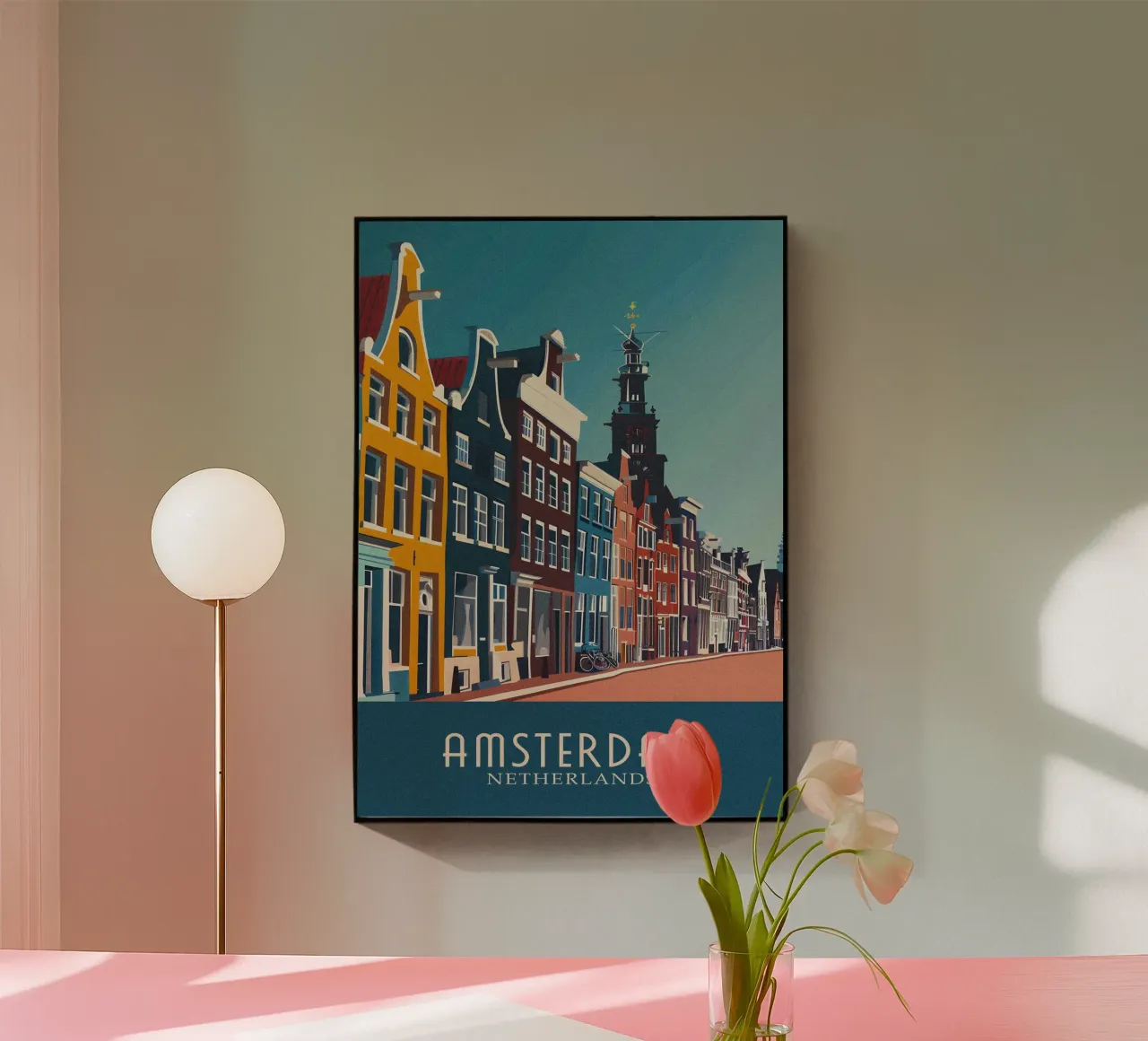 Amsterdam city Netherlands plexiglass da Travelstudio