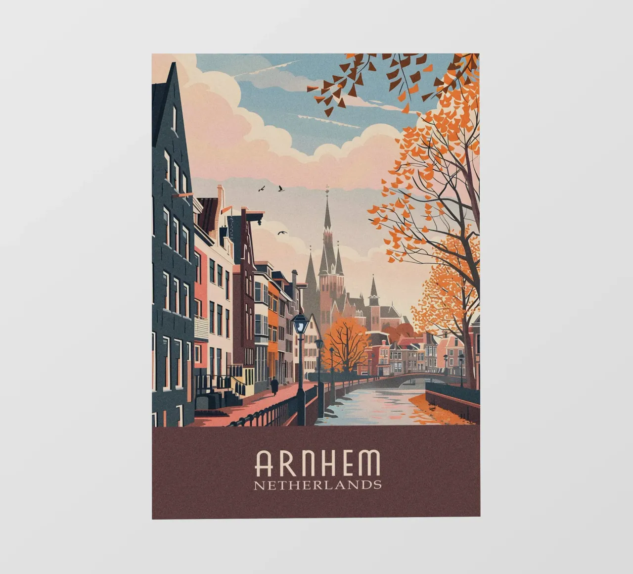 Arnhem city Netherlands pellicola backlit da Travelstudio