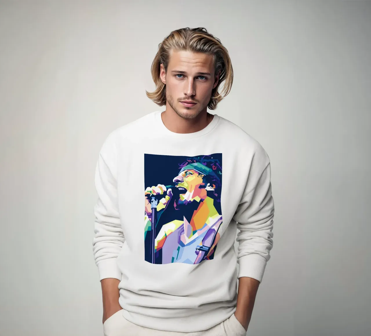 Bruce Springsteen WPAP sweatshirt van Alkahfsmart